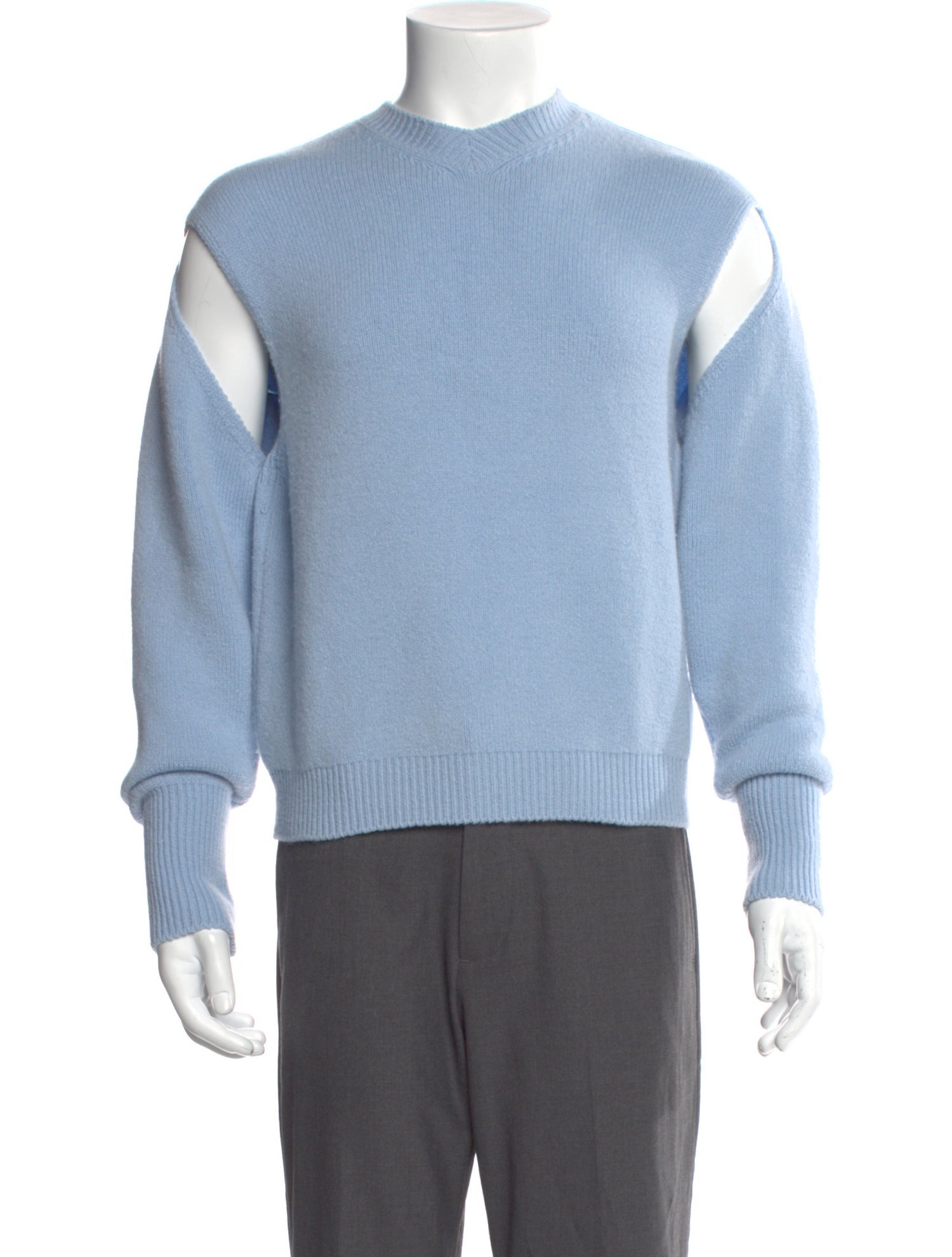 Ferragamo Cashmere Colorblock Pattern Pullover