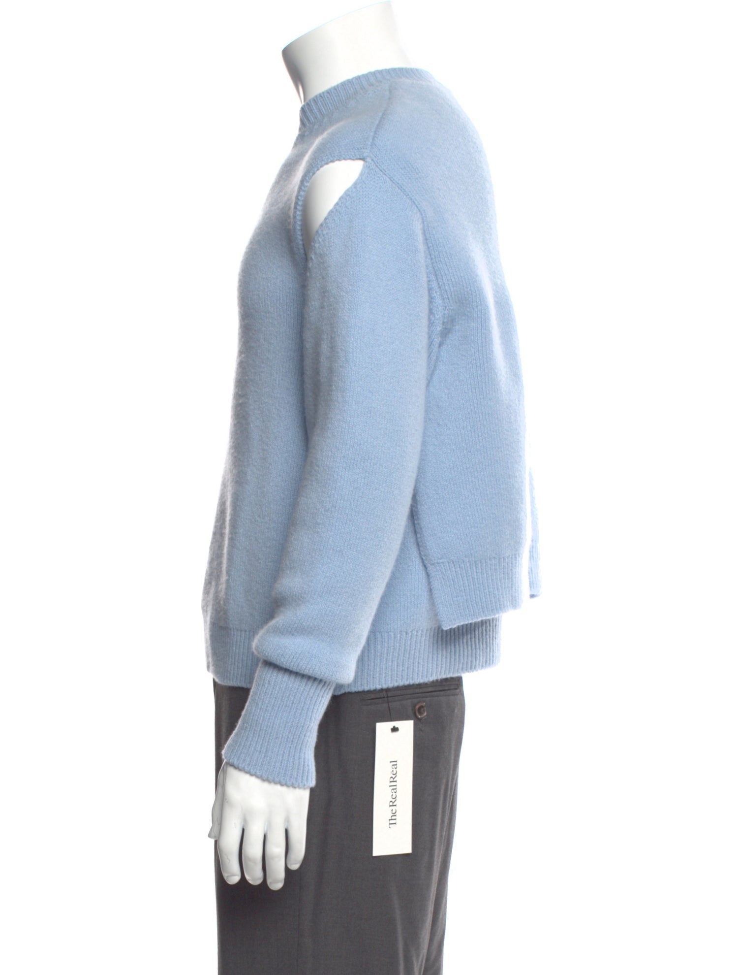 Ferragamo Cashmere Colorblock Pattern Pullover