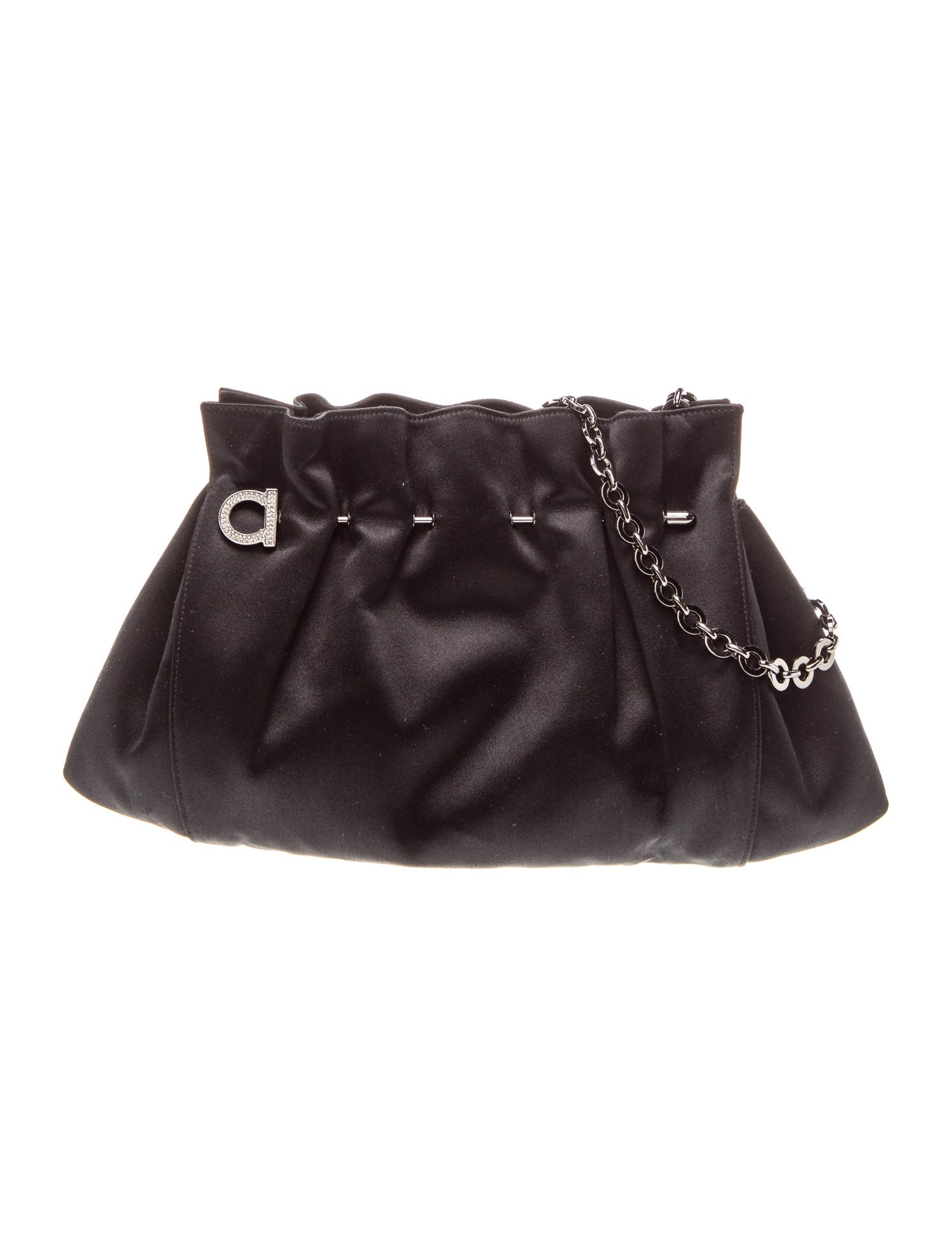 Salvatore Ferragamo Satin Shoulder Bag