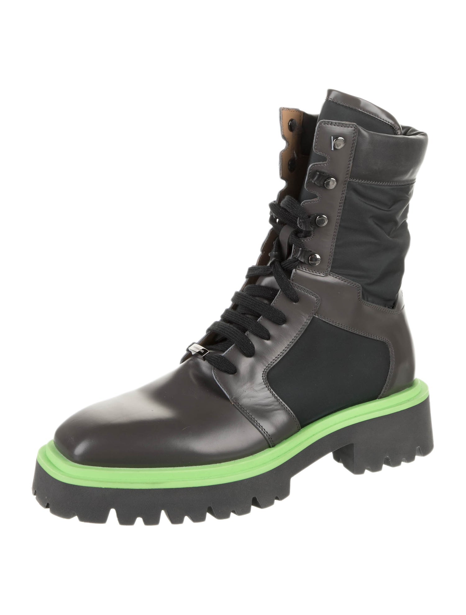 Salvatore Ferragamo Leather Patterned Boots