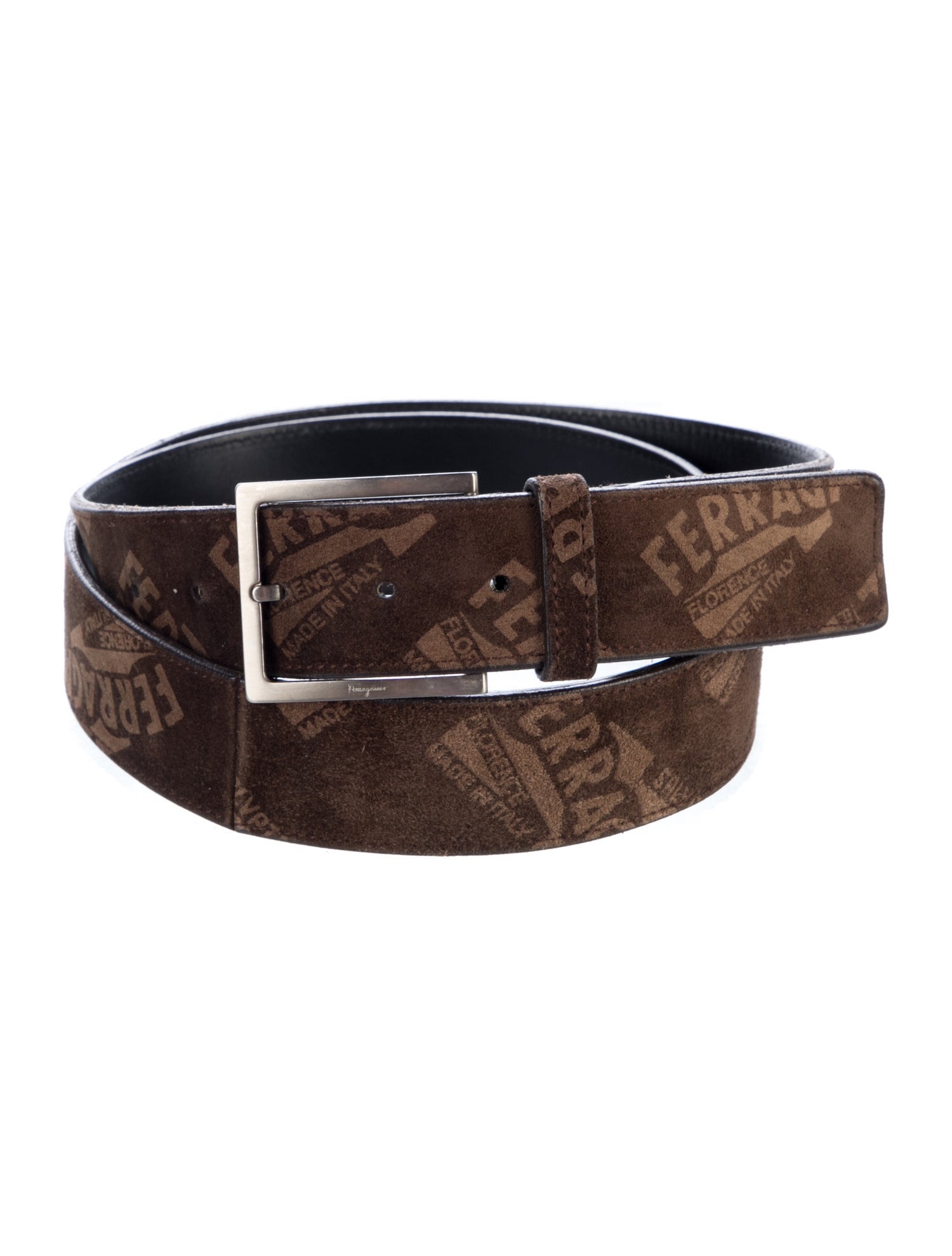 Salvatore Ferragamo Suede Waist Belt