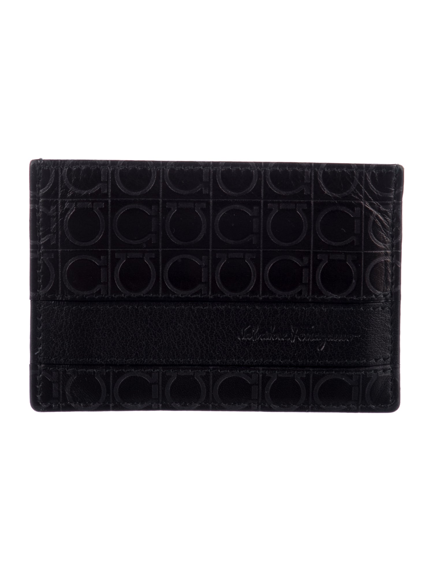 Salvatore Ferragamo Leather Card Holder