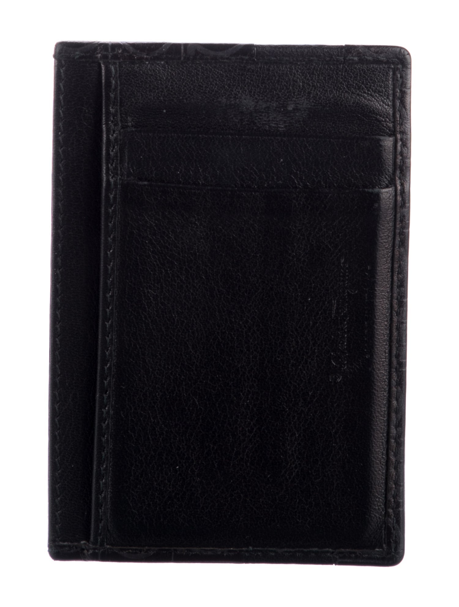 Salvatore Ferragamo Leather Card Holder