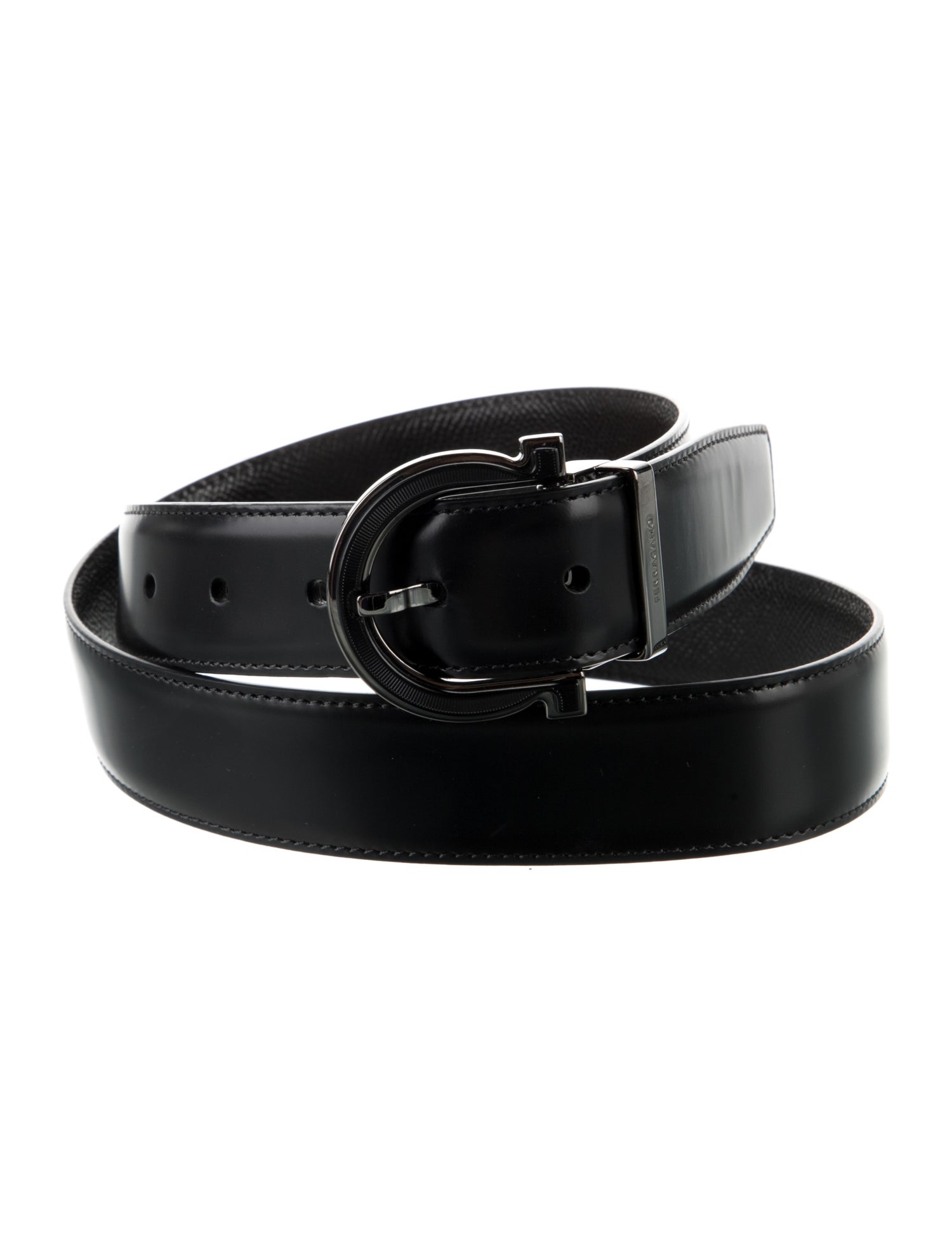 Salvatore Ferragamo Patent Leather Belt