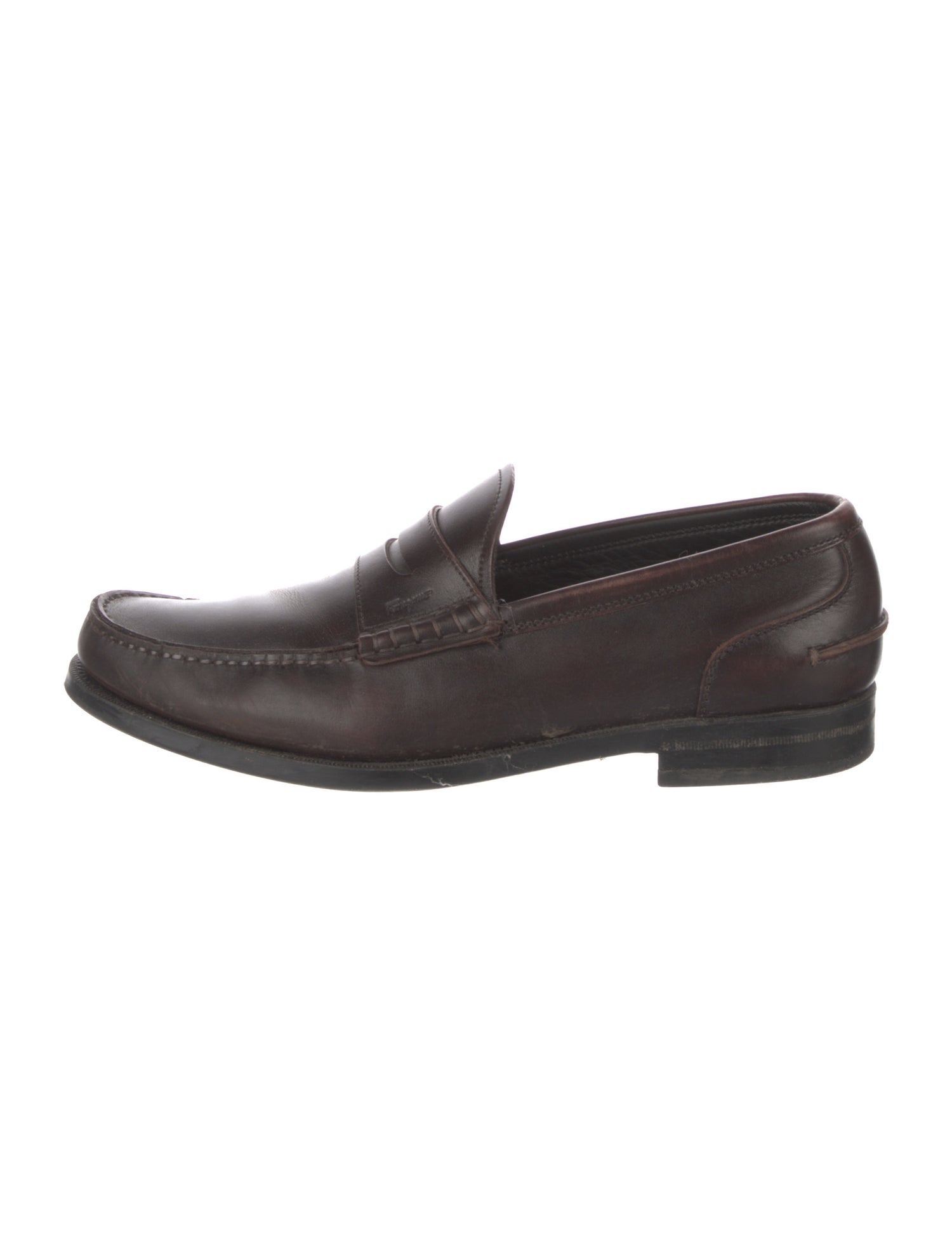 Salvatore Ferragamo Leather Dress Loafers