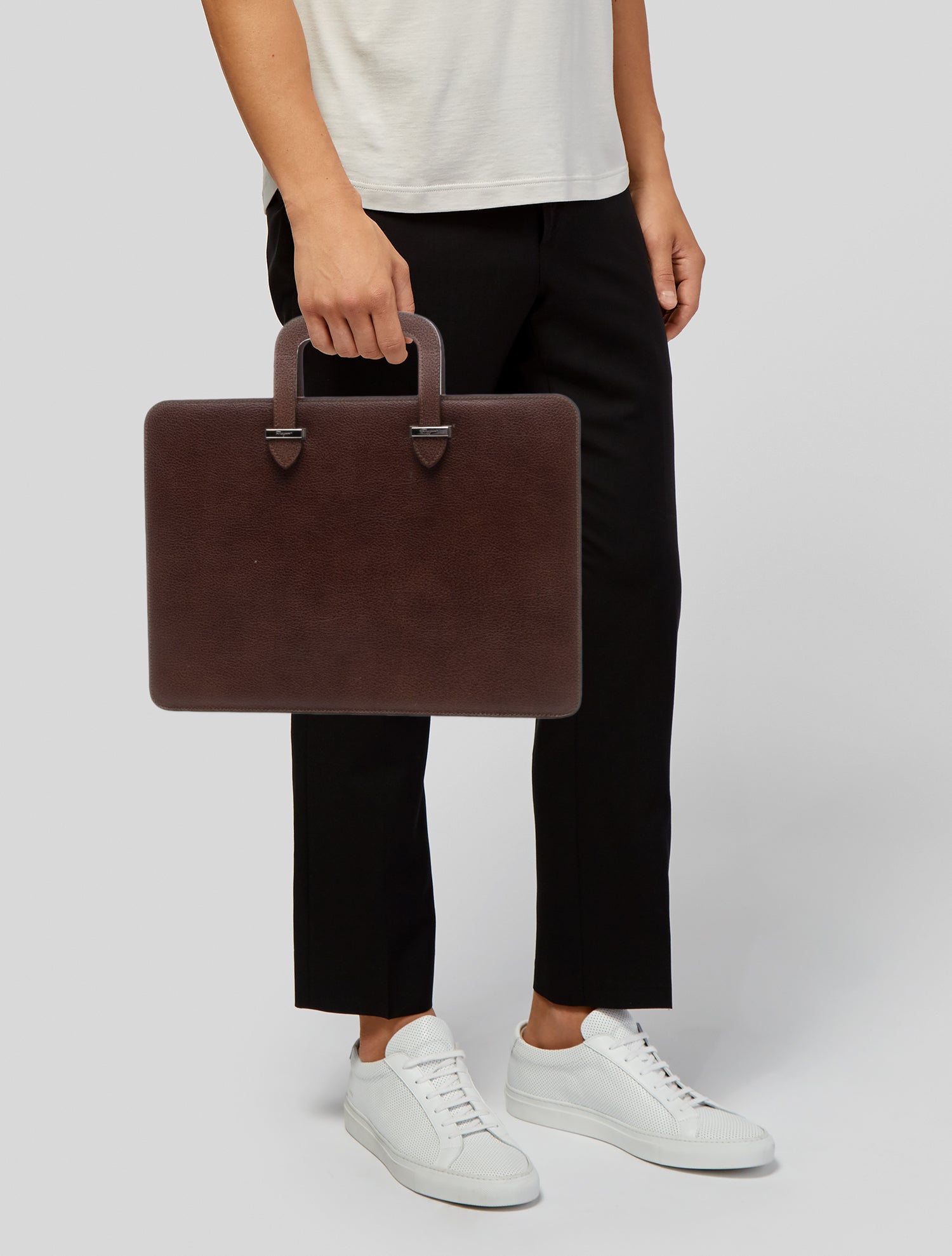 Salvatore Ferragamo Leather Briefcase
