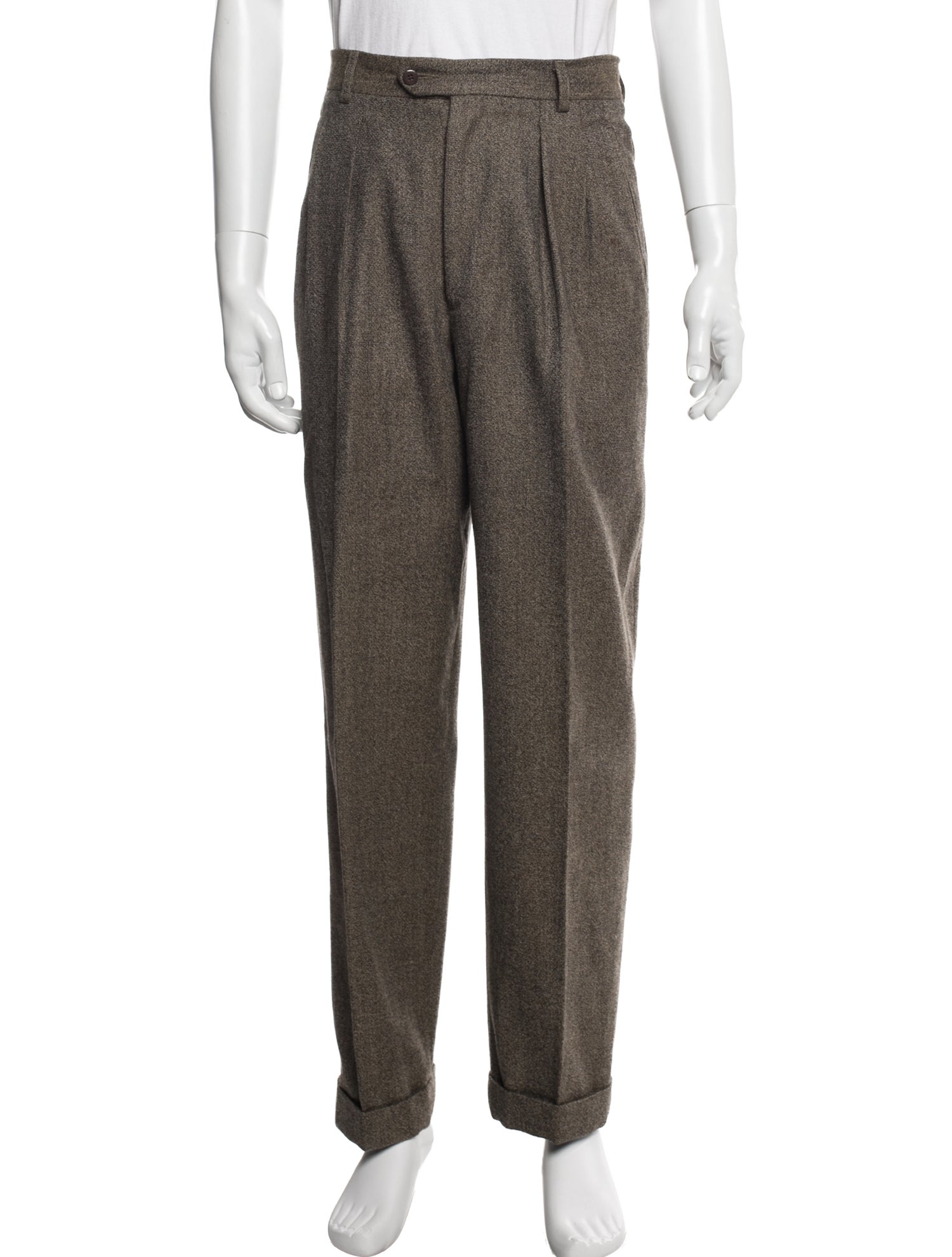 Salvatore Ferragamo Wool Dress Pants