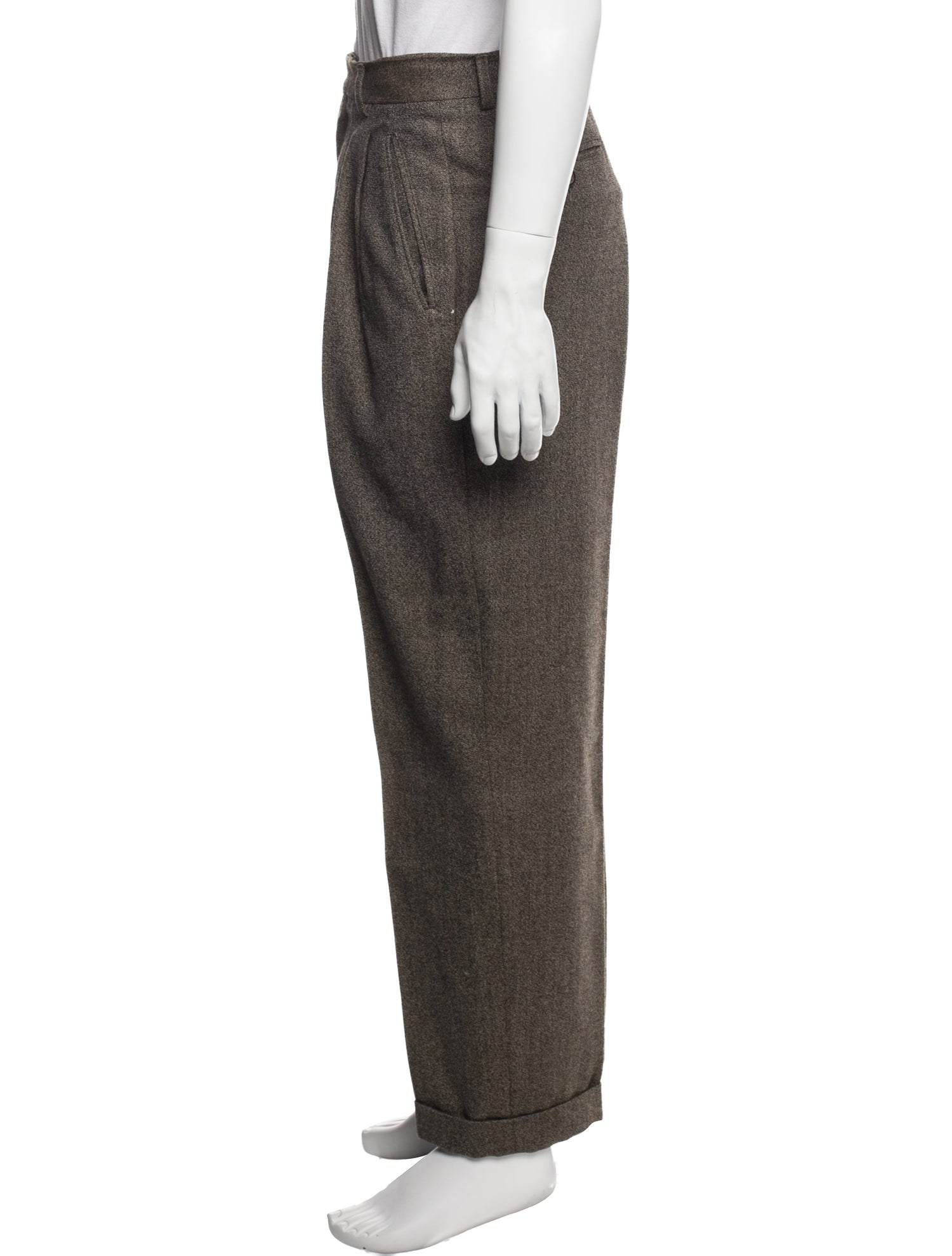 Salvatore Ferragamo Wool Dress Pants