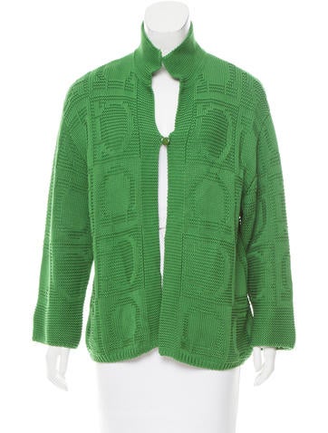 Salvatore Ferragamo Lightweight Knit Cardigan - Clothing ...