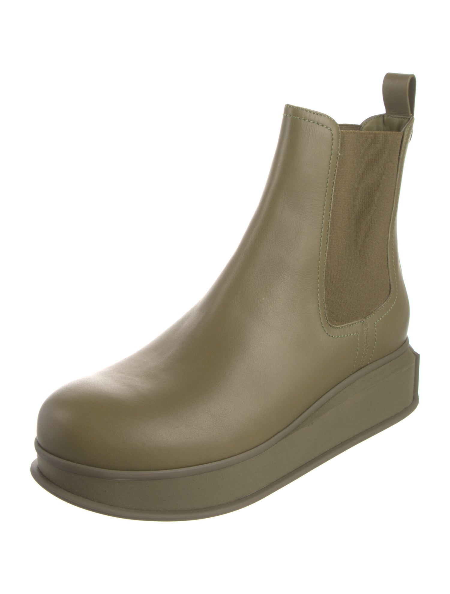 Salvatore Ferragamo Leather Chelsea Boots