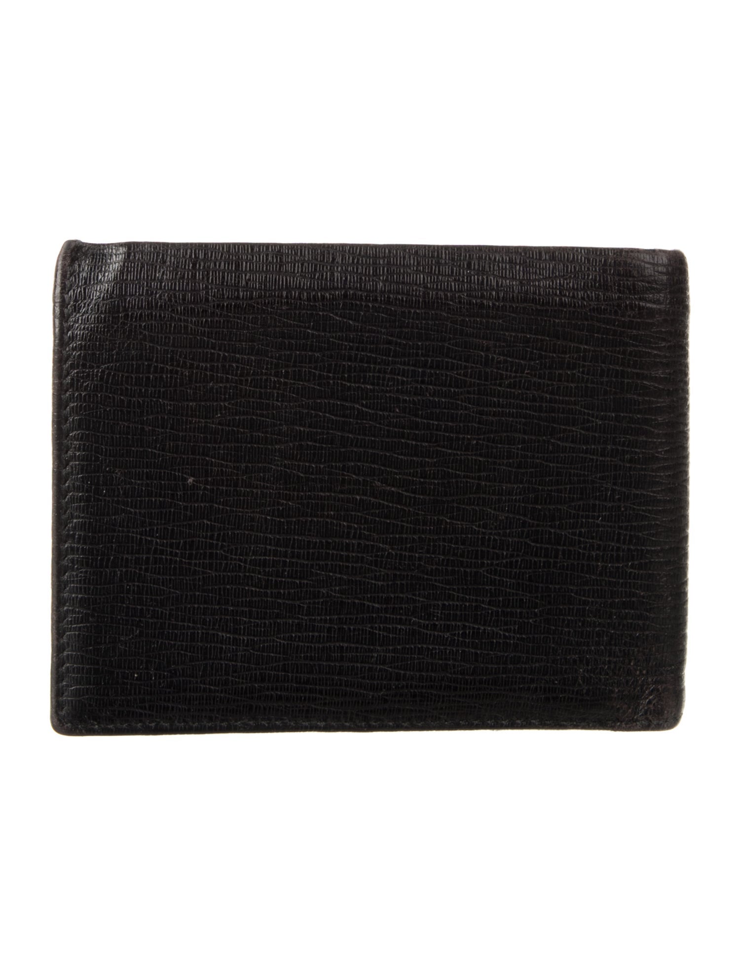 Salvatore Ferragamo Gancini Logo Leather Bifold Wallet