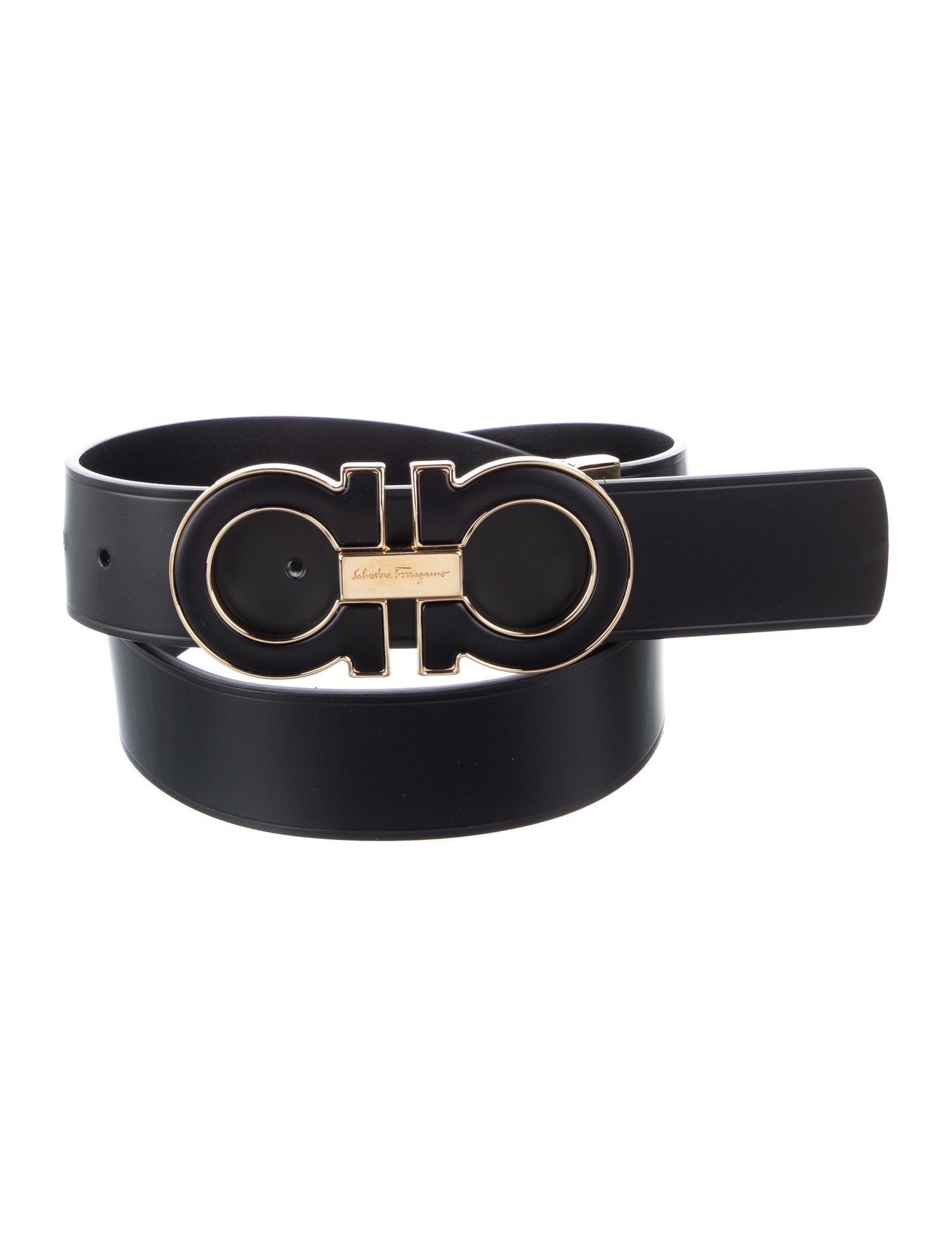 Salvatore Ferragamo Leather Belt Kit