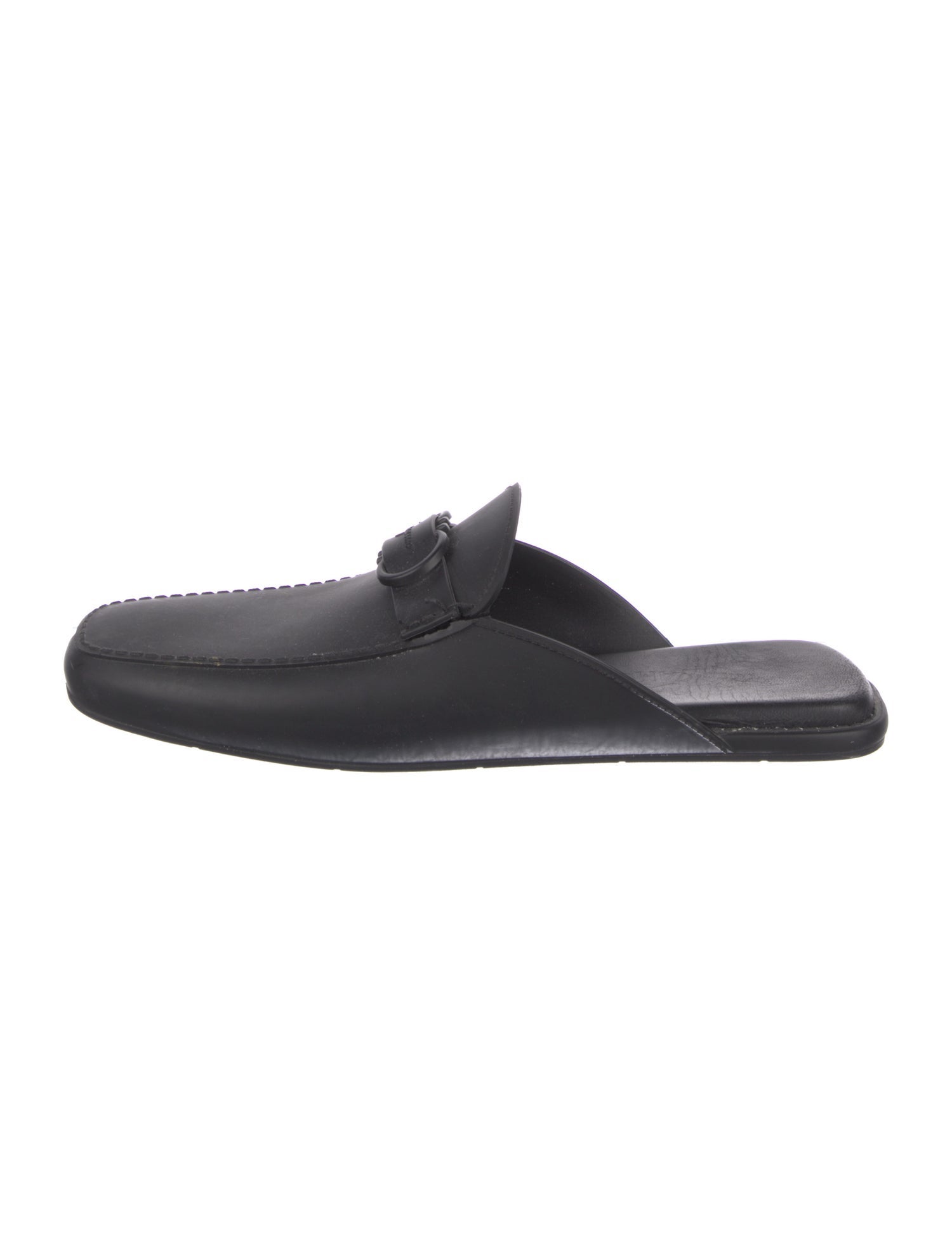 Salvatore Ferragamo Leather Slides