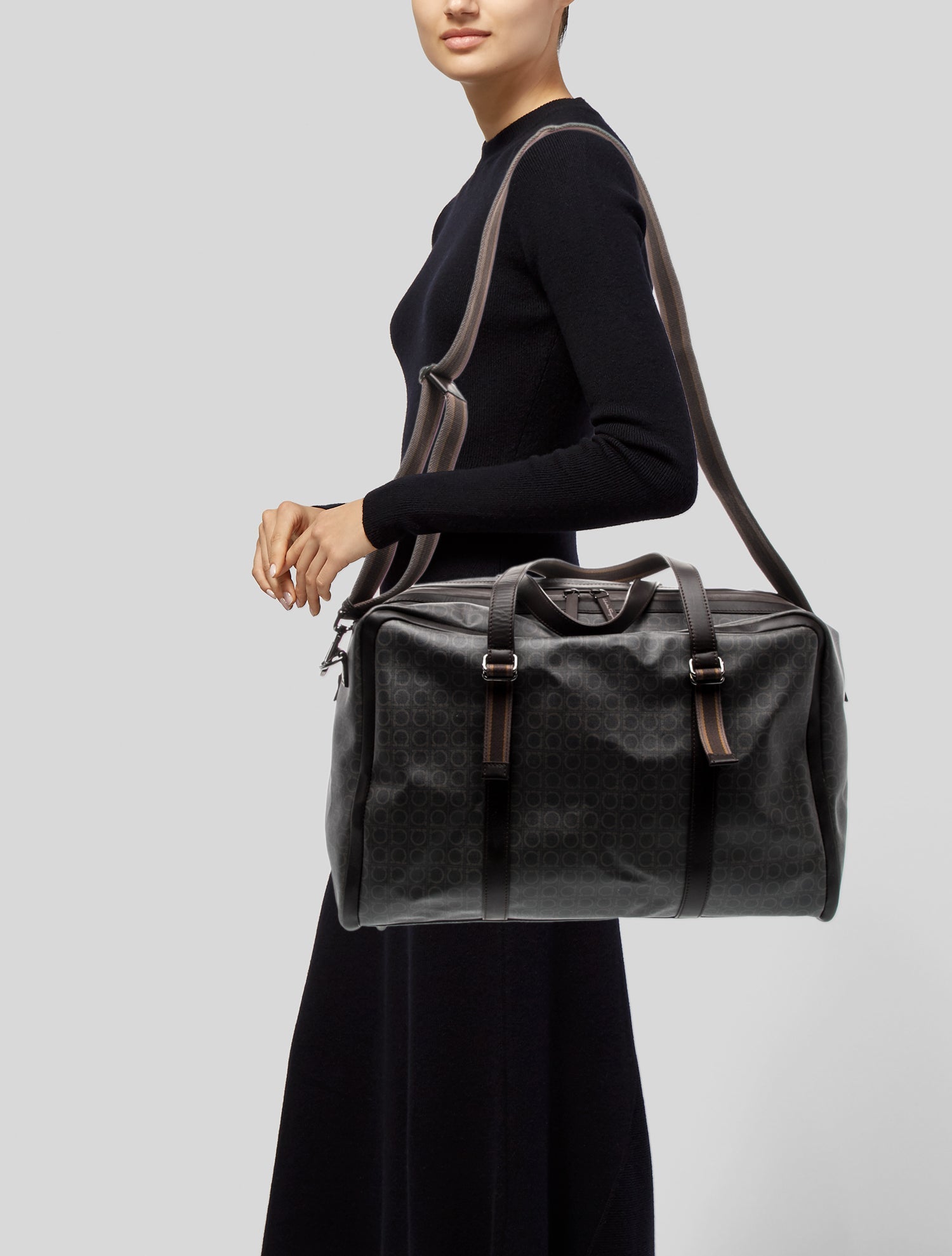 Salvatore Ferragamo Gancini Weekender Bag