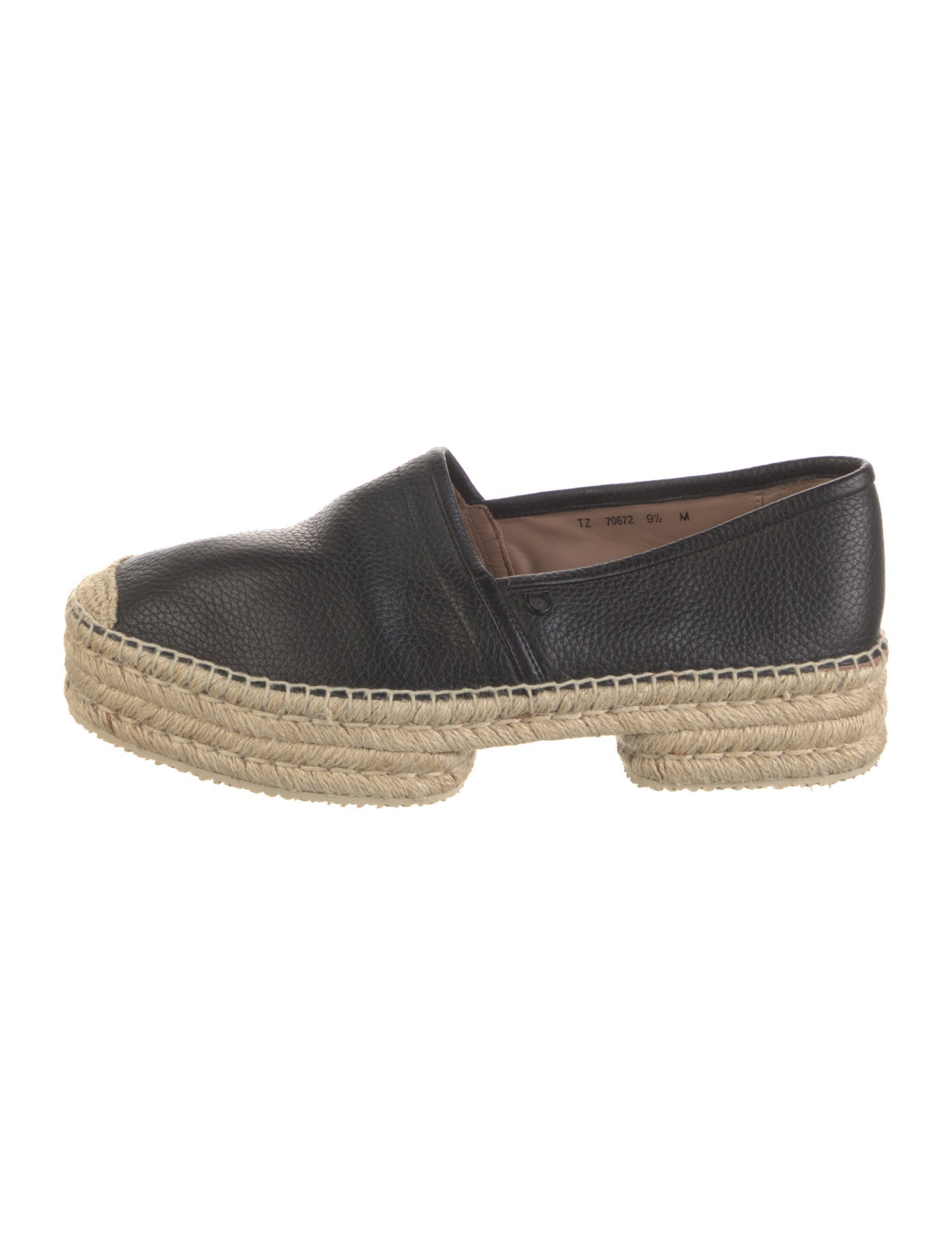 Salvatore Ferragamo Leather Espadrilles