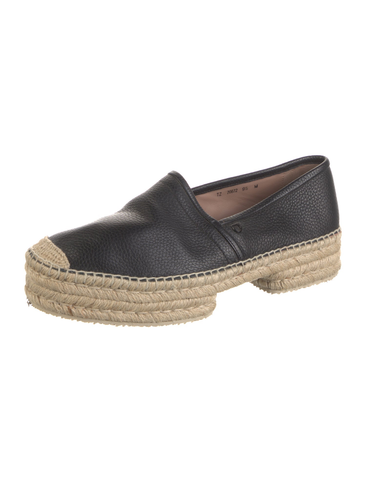 Salvatore Ferragamo Leather Espadrilles