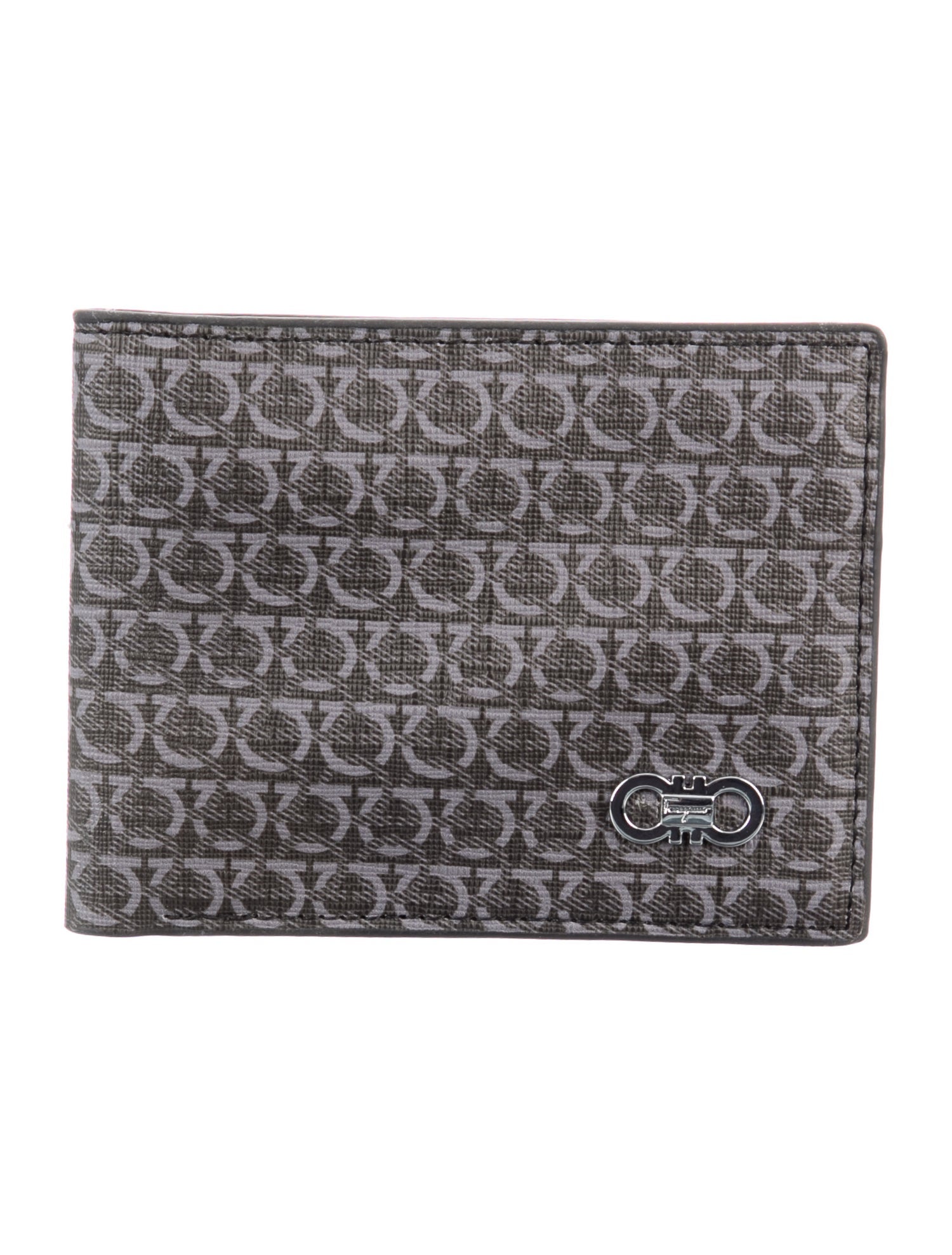 Salvatore Ferragamo Canvas Printed Wallet