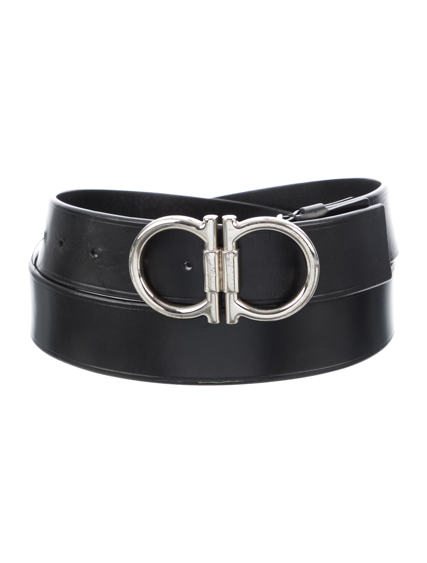 Ferragamo Gancio Logo Leather Belt