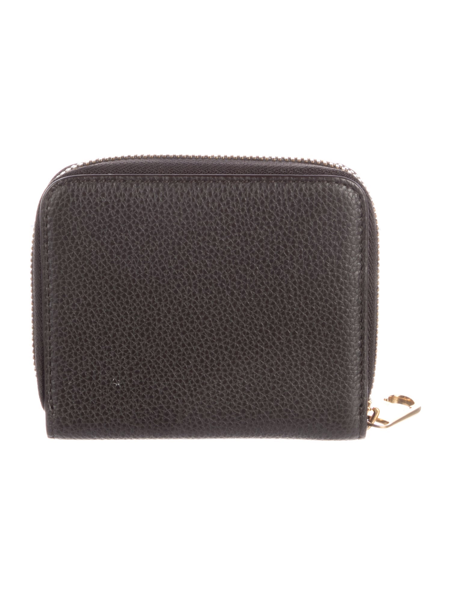 Salvatore Ferragamo Gancio Logo Leather Compact Wallet
