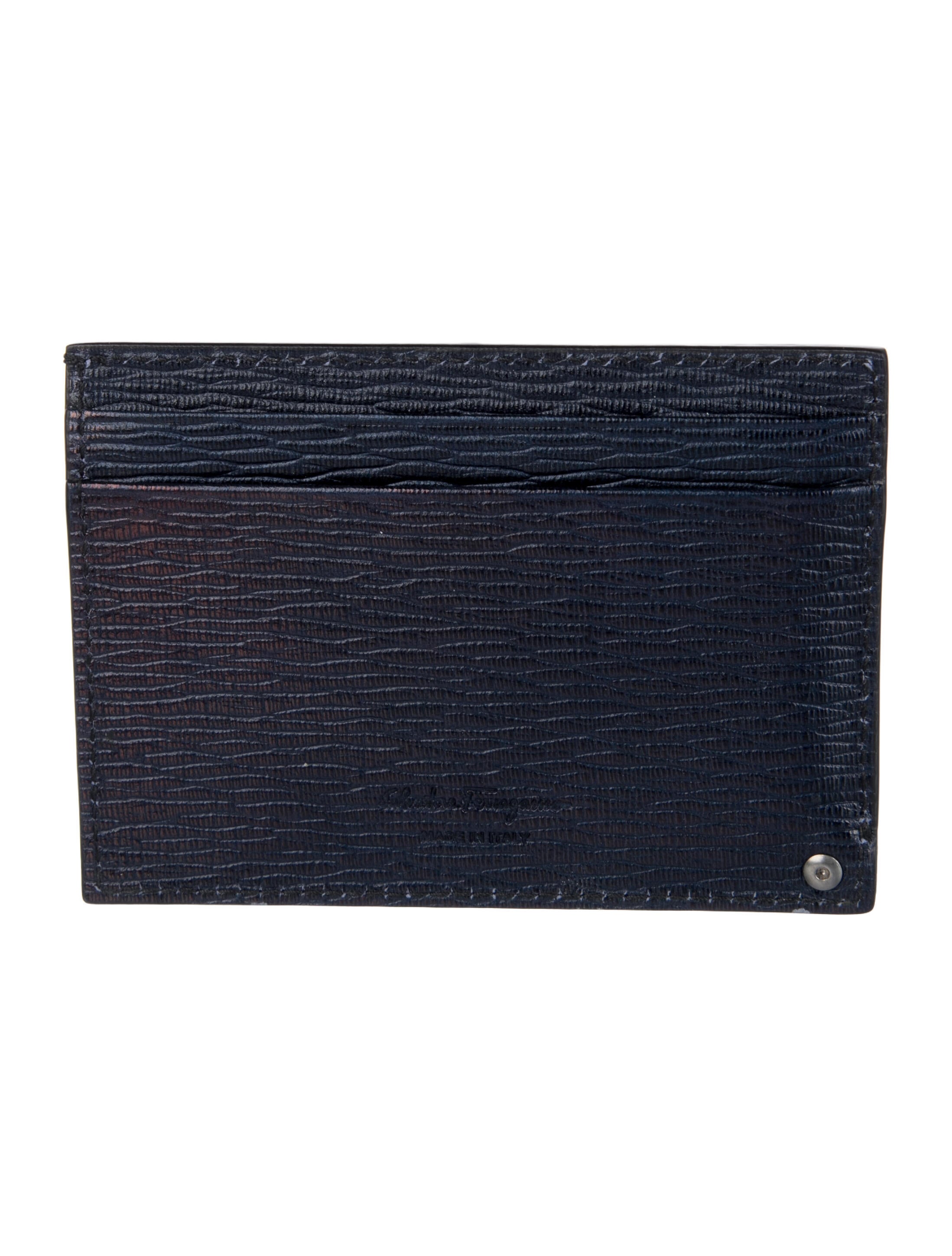 Salvatore Ferragamo Leather Card Holder