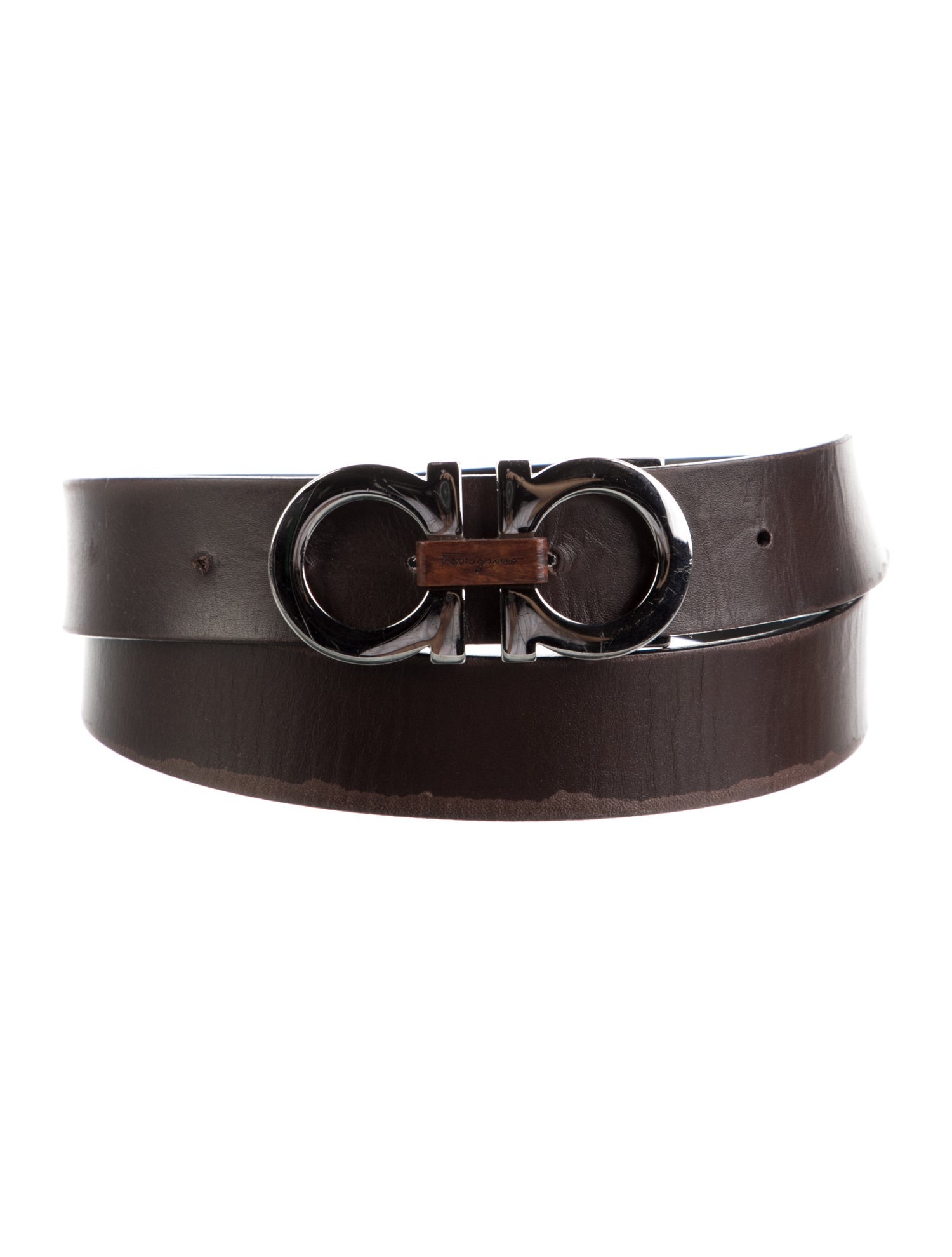 Ferragamo Signature Logo Leather Belt Kit