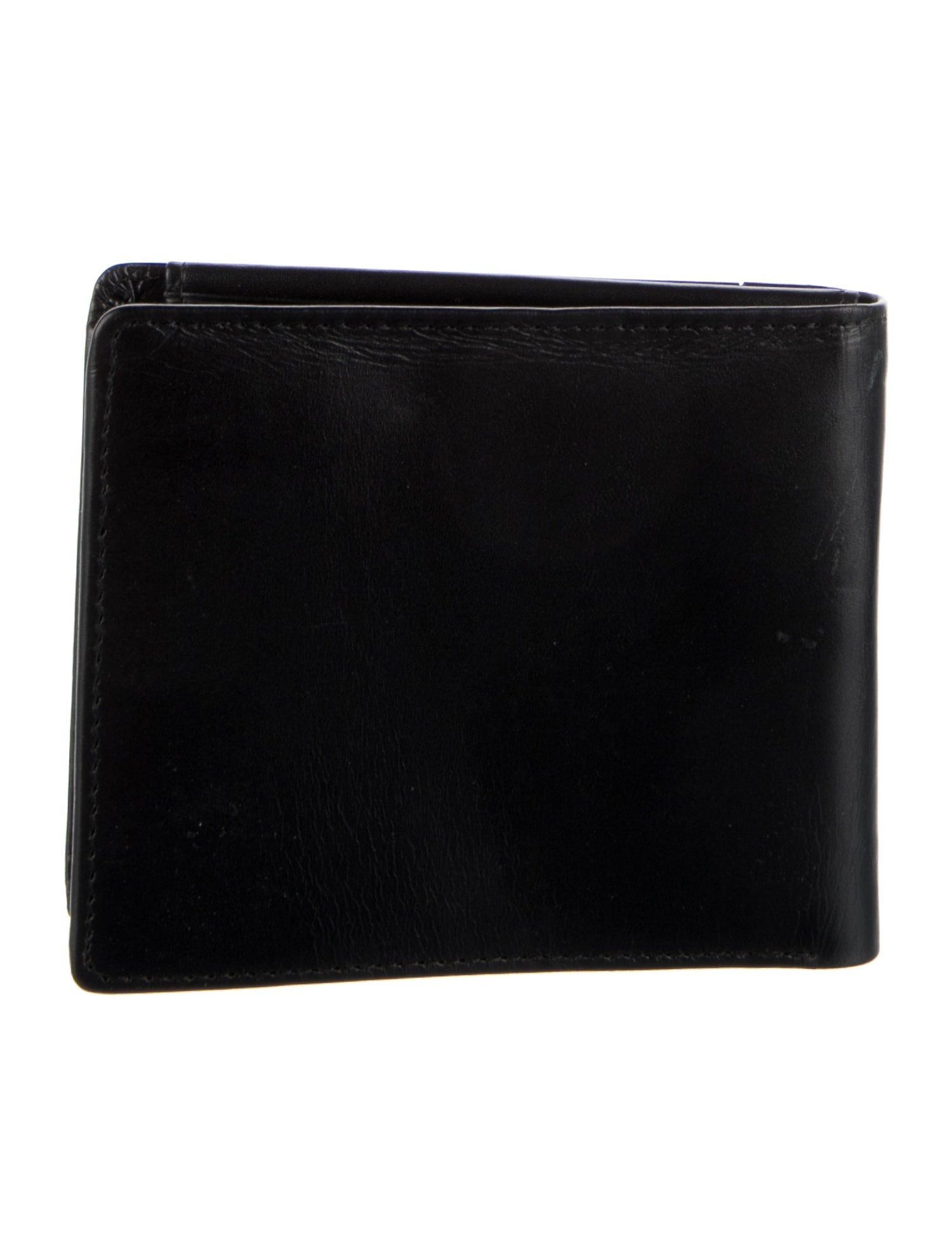 Salvatore Ferragamo Tiny Monogram Bill Clip Leather Wallet