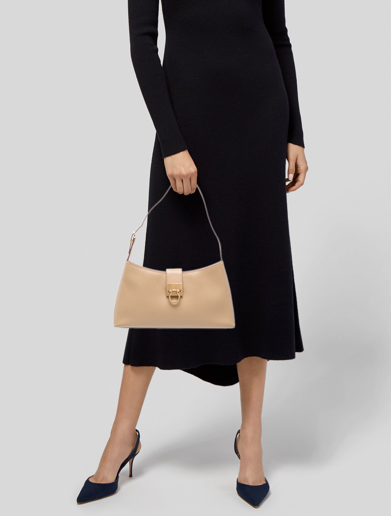 Salvatore Ferragamo Gancio Shoulder Bag