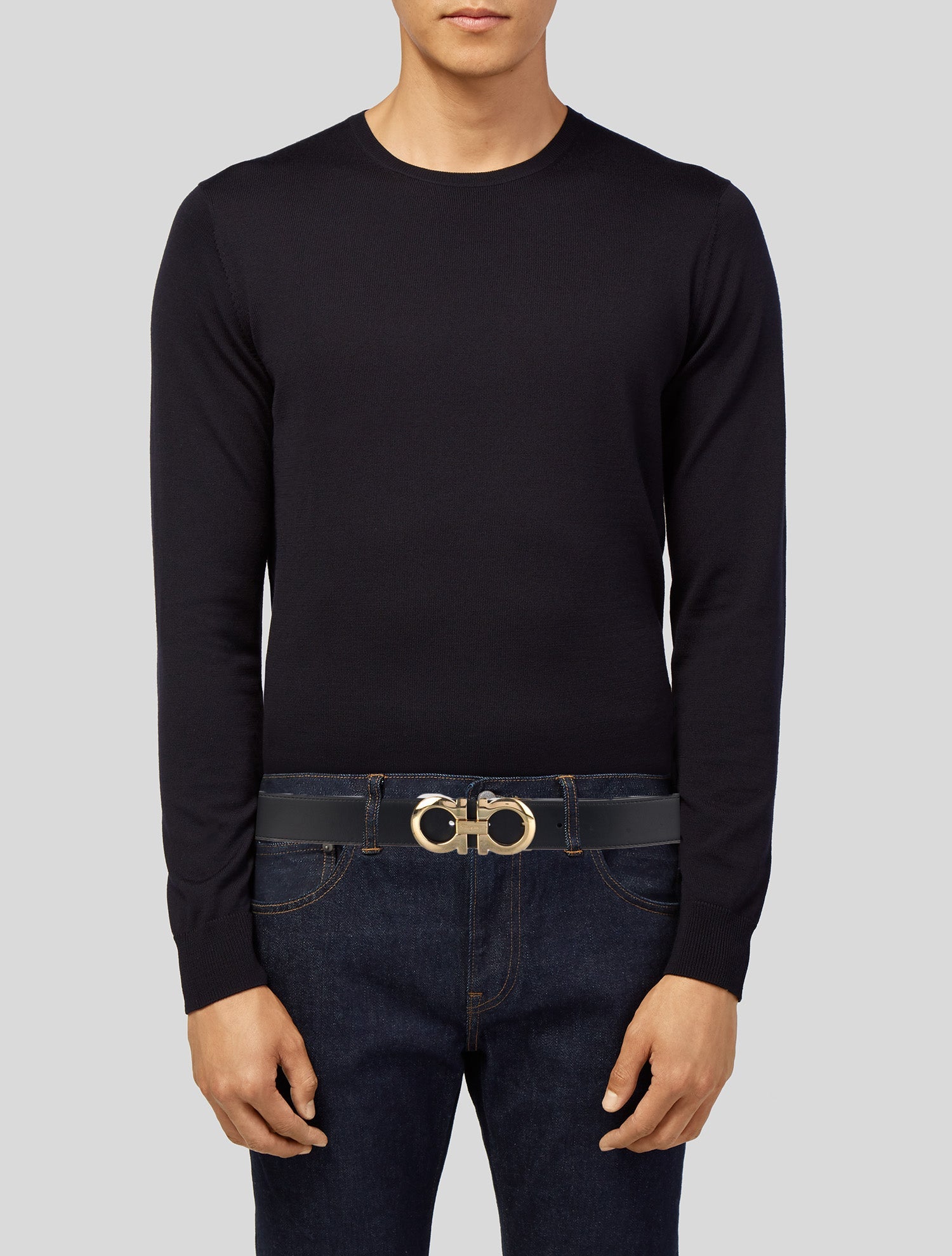Salvatore Ferragamo Reversible Belt Gancini Logo Belt Kit