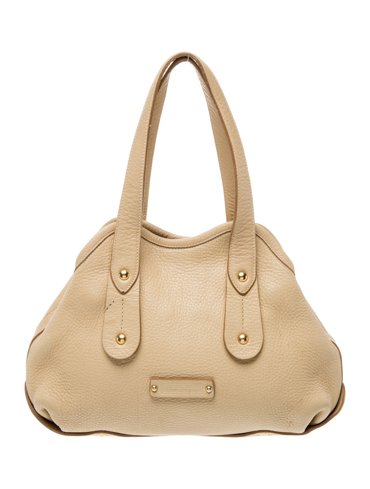 Salvatore Ferragamo Leather Top Handle Bag