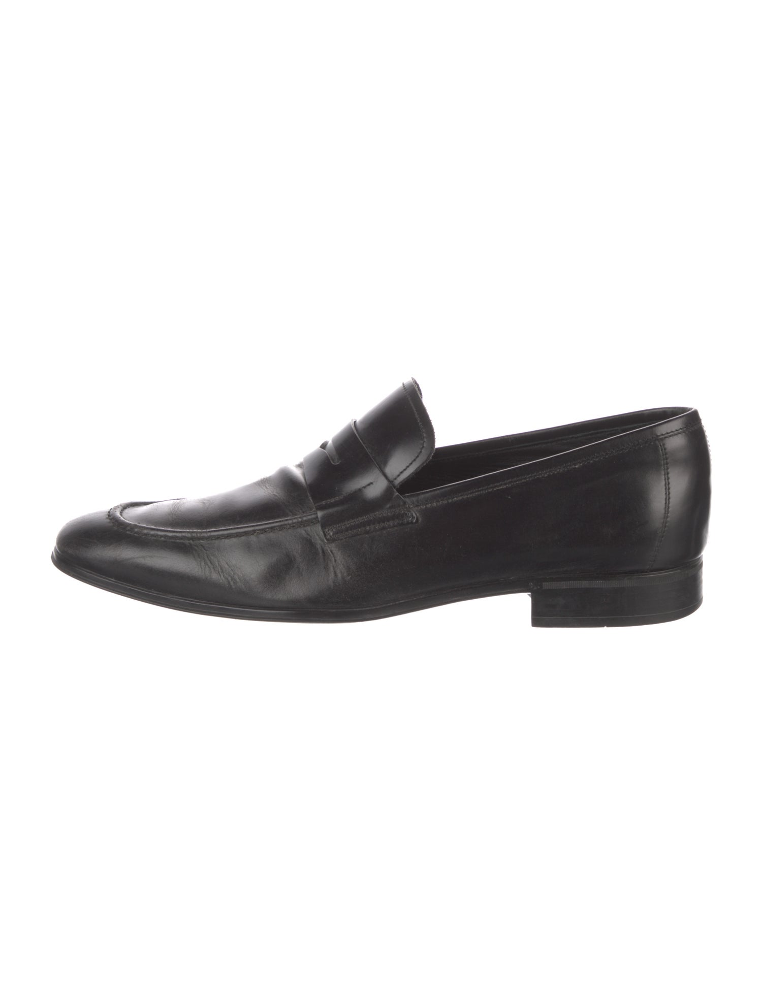 Salvatore Ferragamo Leather Monk Straps