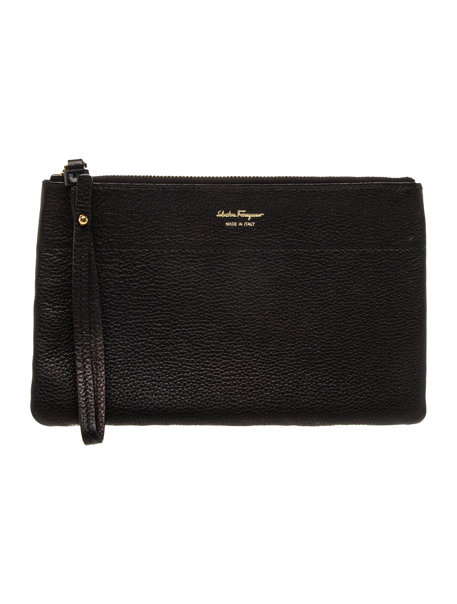Salvatore Ferragamo Leather Clutch