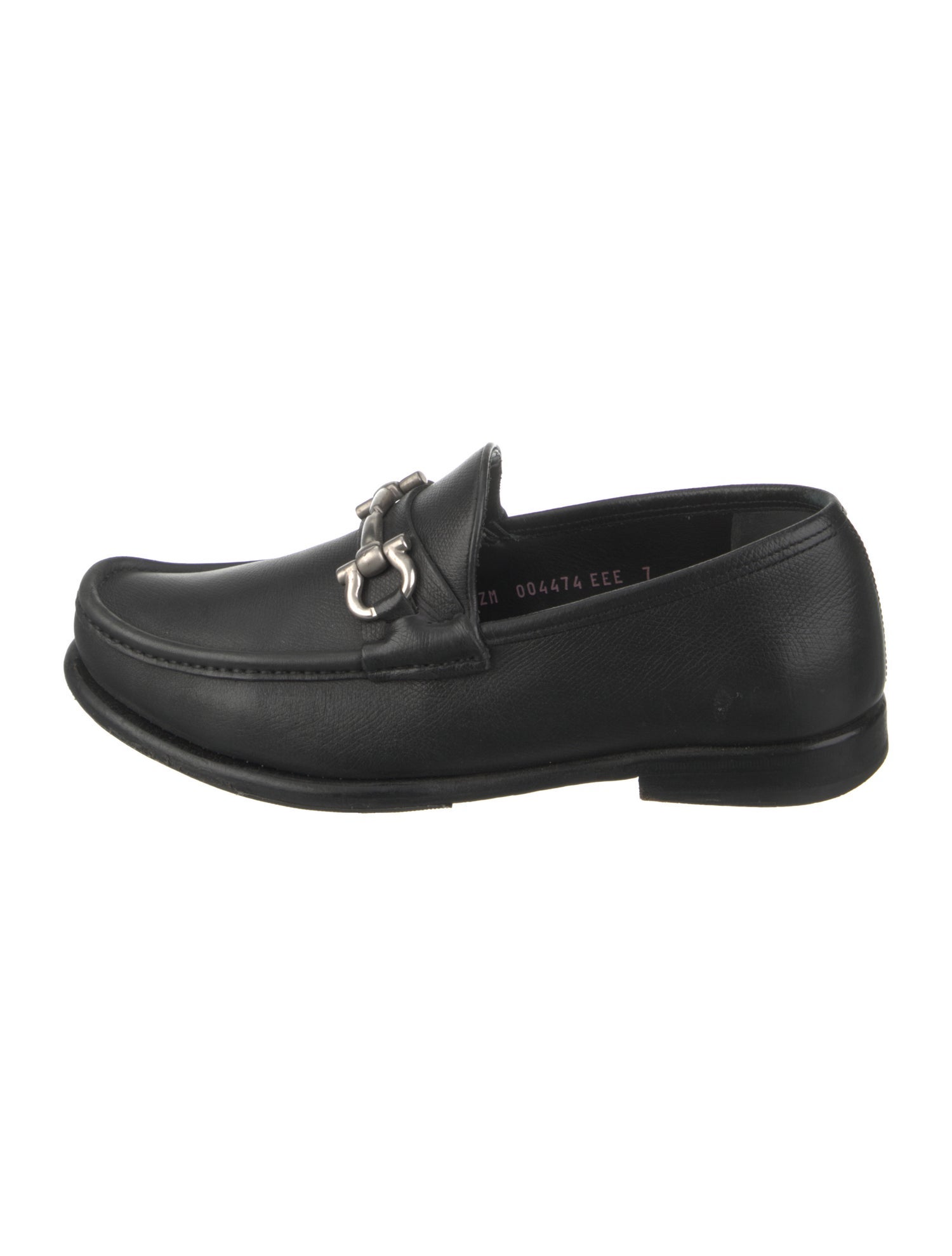 Salvatore Ferragamo Leather Monk Straps