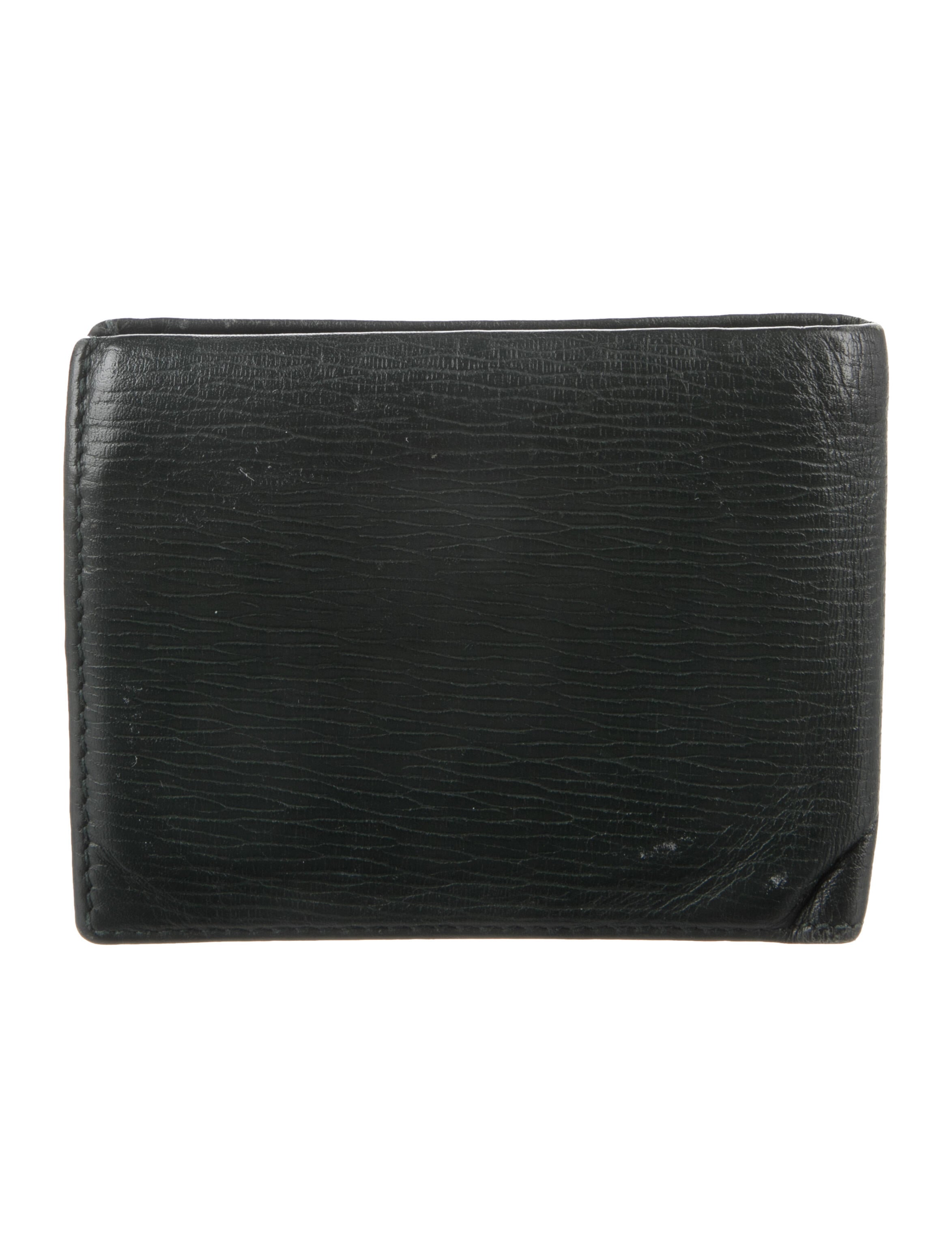 Salvatore Ferragamo Gancini Logo Leather Bifold Wallet