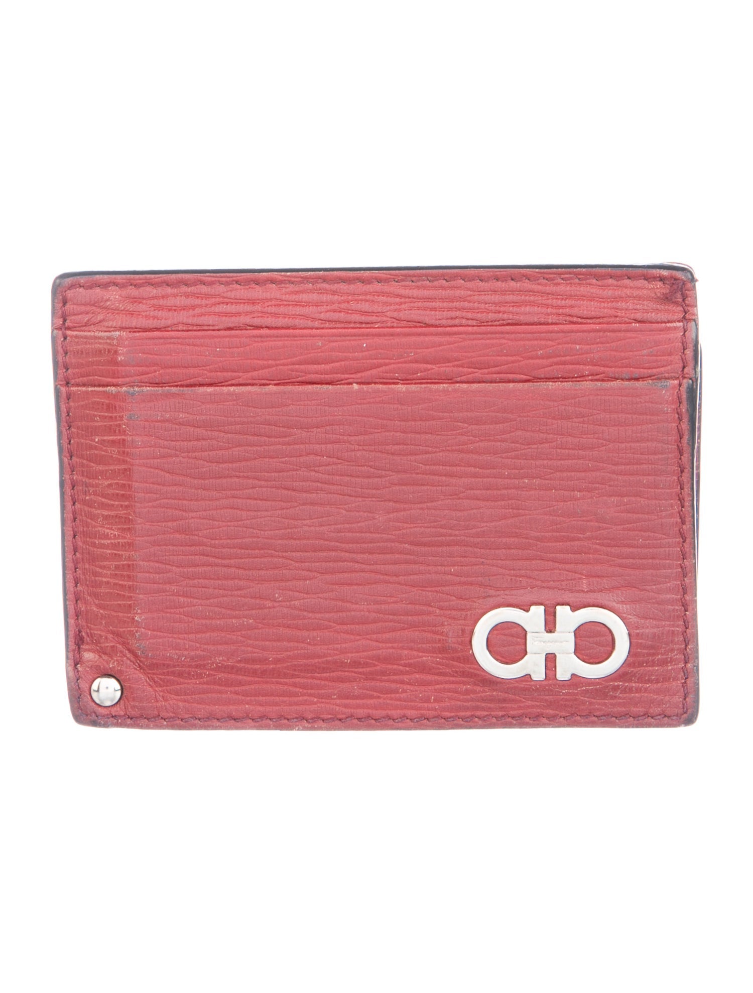 Salvatore Ferragamo Leather Card Holder