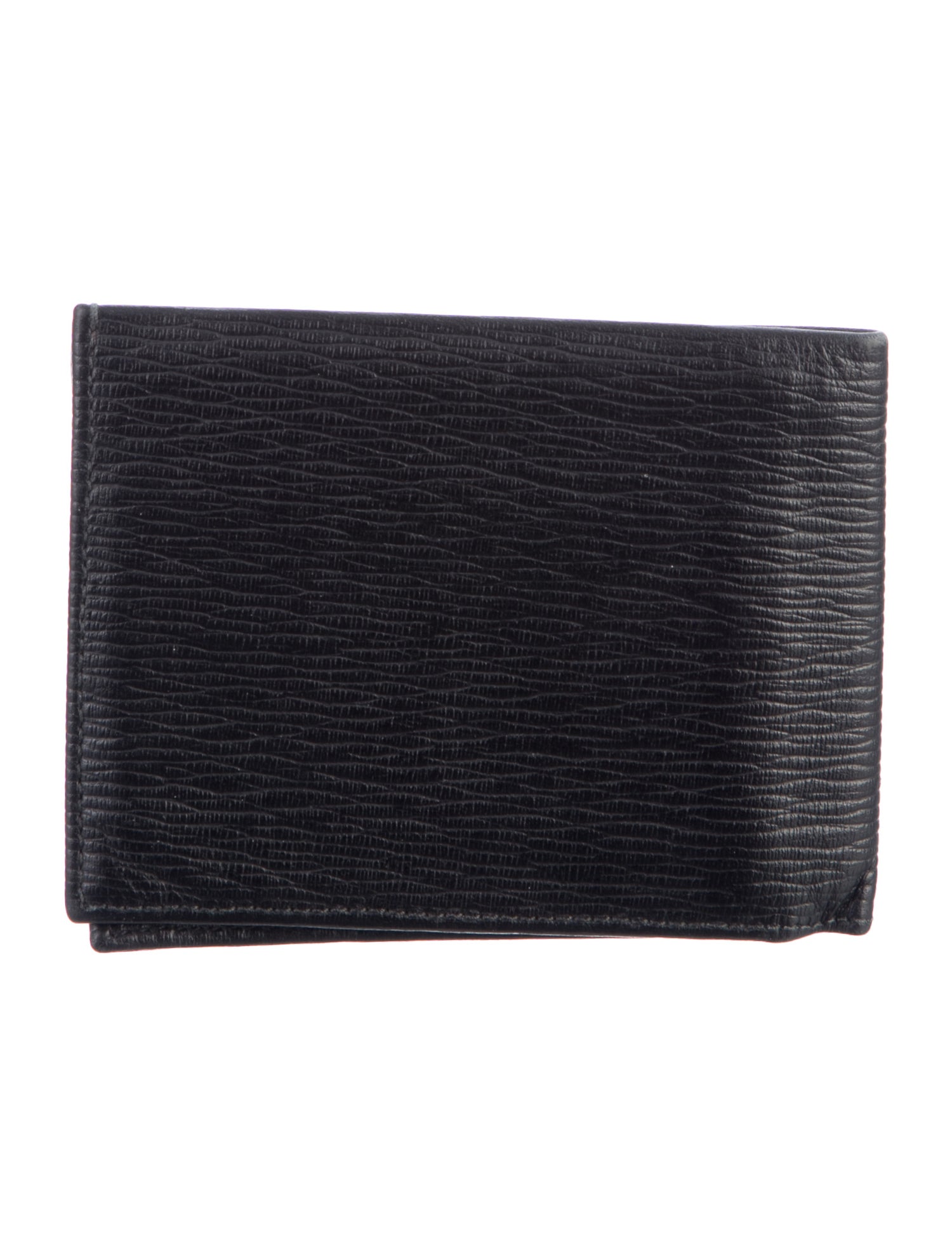 Salvatore Ferragamo Gancini Logo Leather Wallet