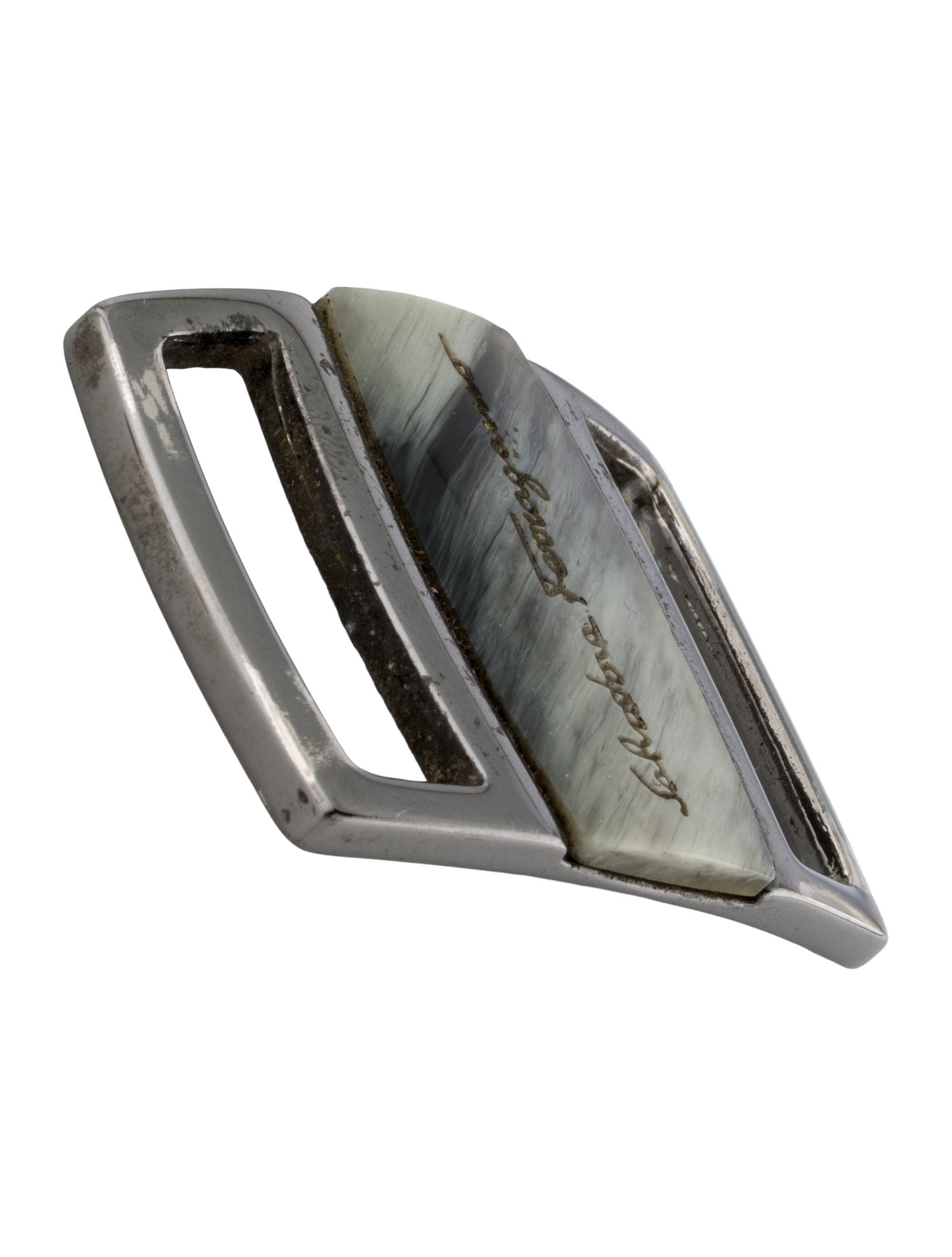 Salvatore Ferragamo Logo belt buckle