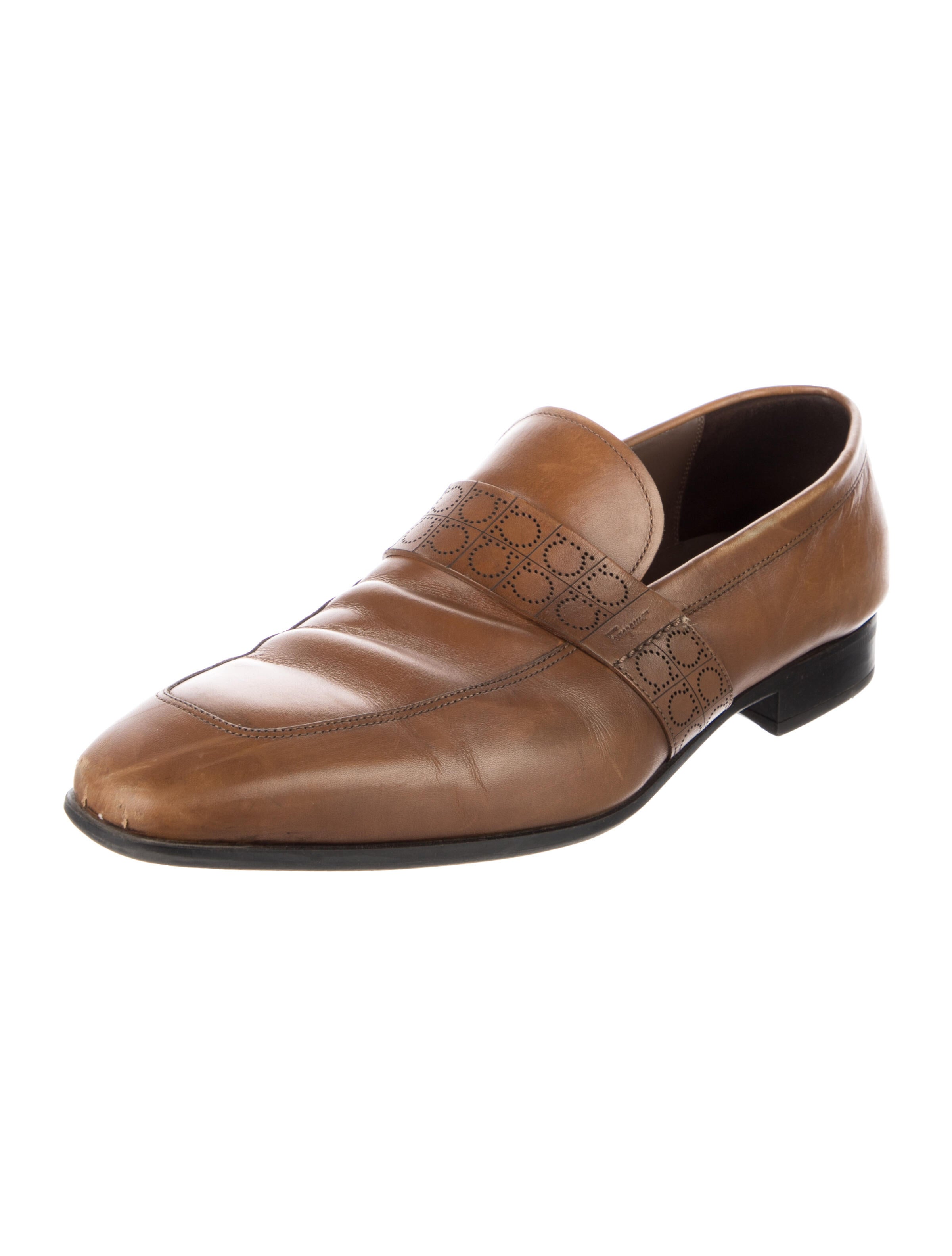 Salvatore Ferragamo Leather Dress Loafers