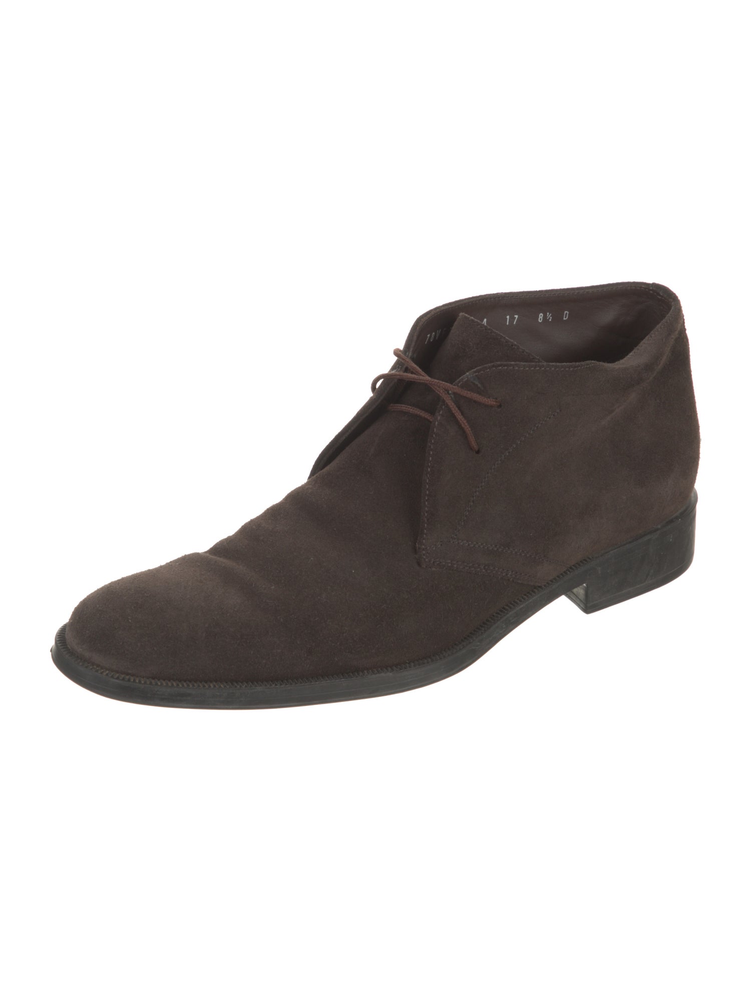 Salvatore Ferragamo Suede Lace-Up Boots