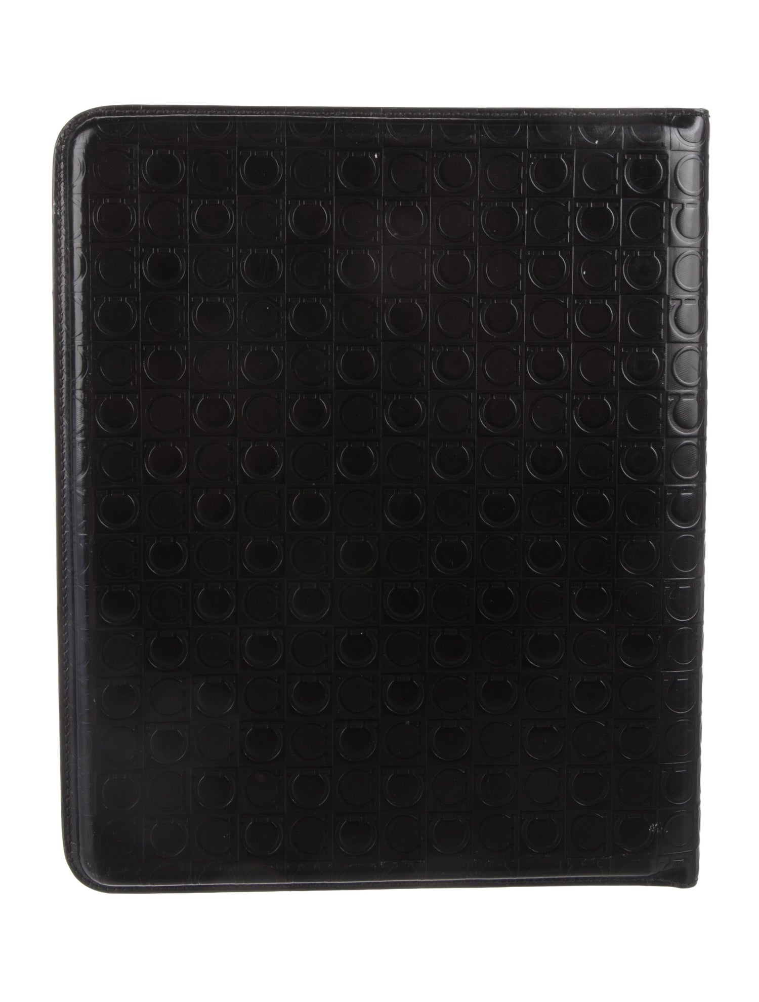 Salvatore Ferragamo Leather Tablet Case Holder