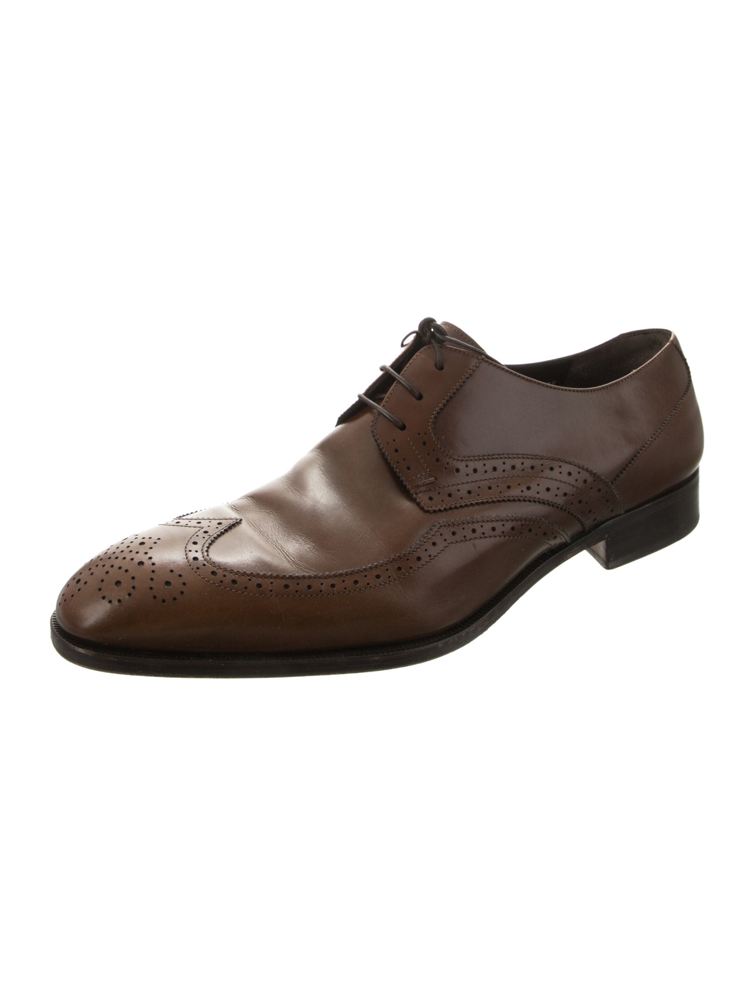 Salvatore Ferragamo Leather Brogues