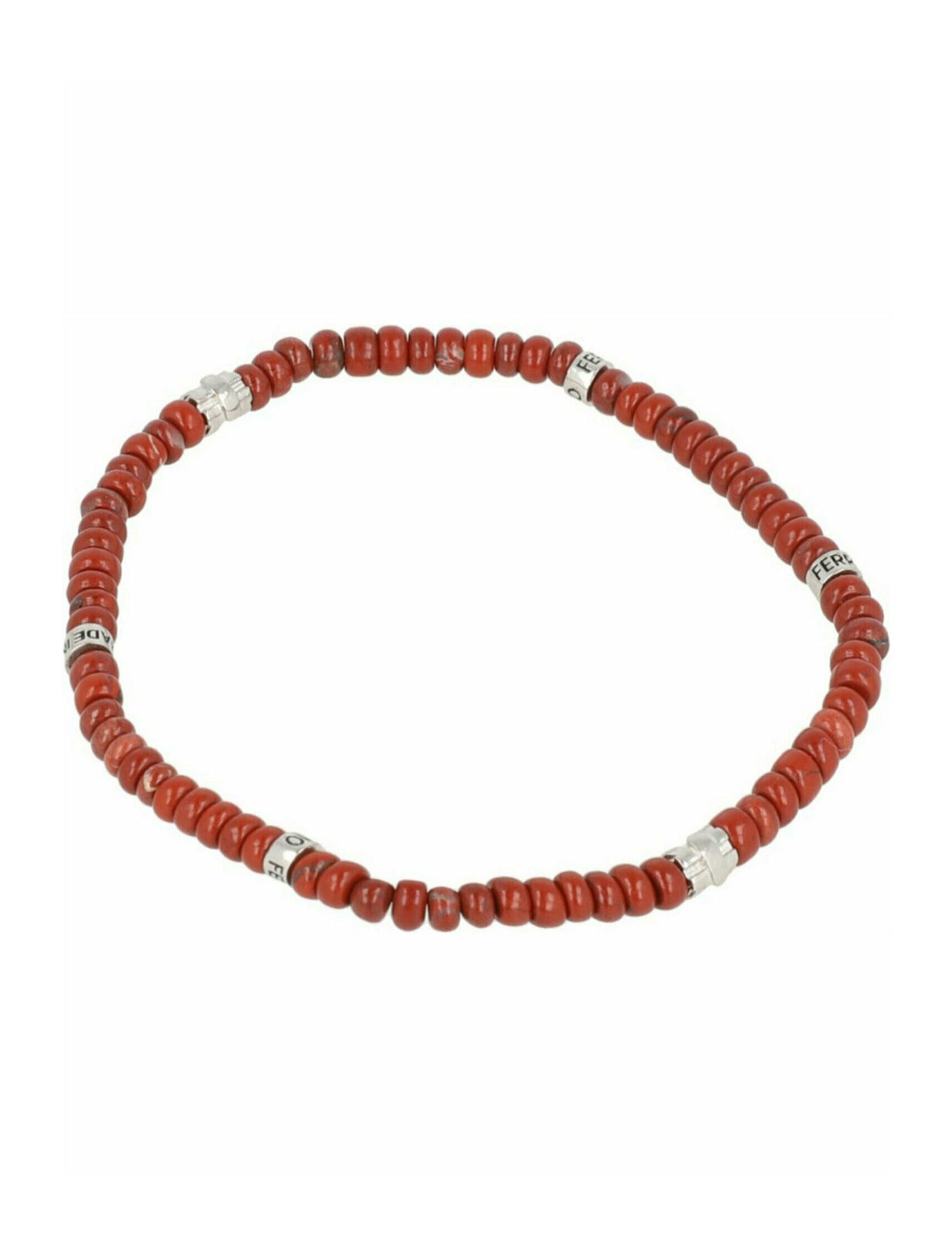 Salvatore Ferragamo Stone & Brass Bead Bracelet