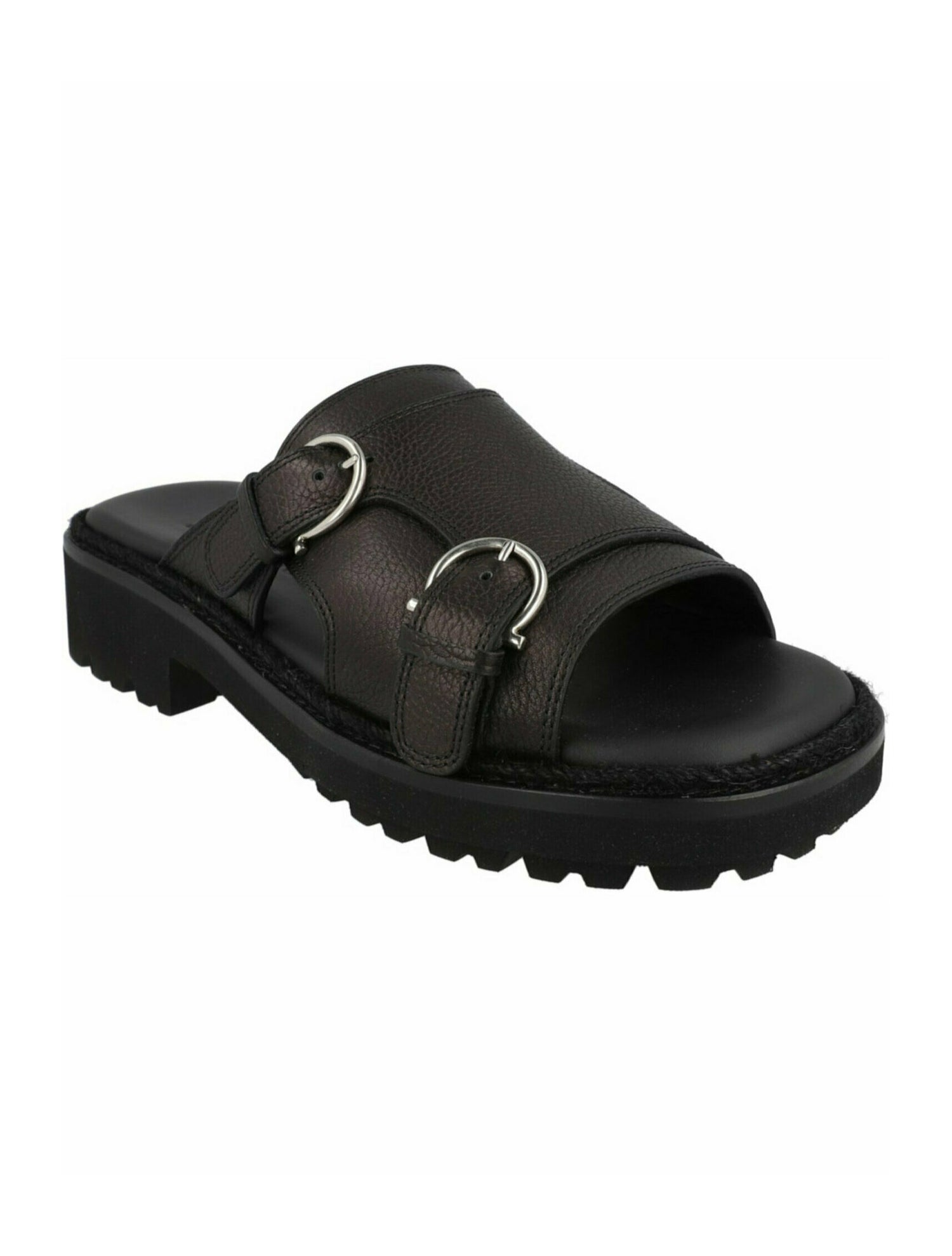 Salvatore Ferragamo Calf Leather Slides w/ Tags