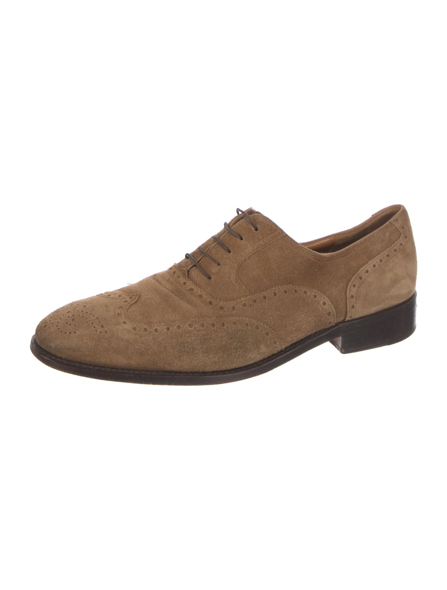 Salvatore Ferragamo Suede Brogues