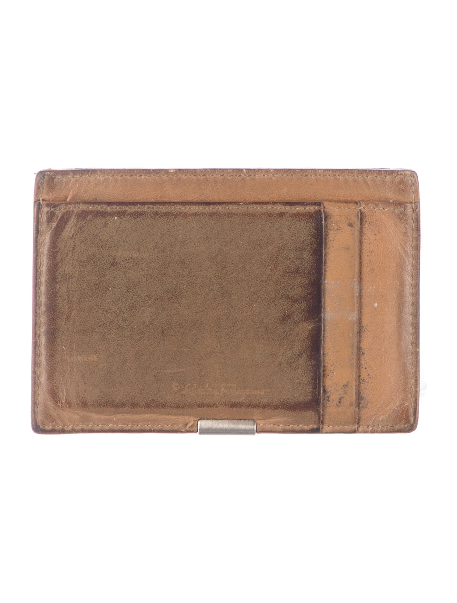 Salvatore Ferragamo Leather Card Holder