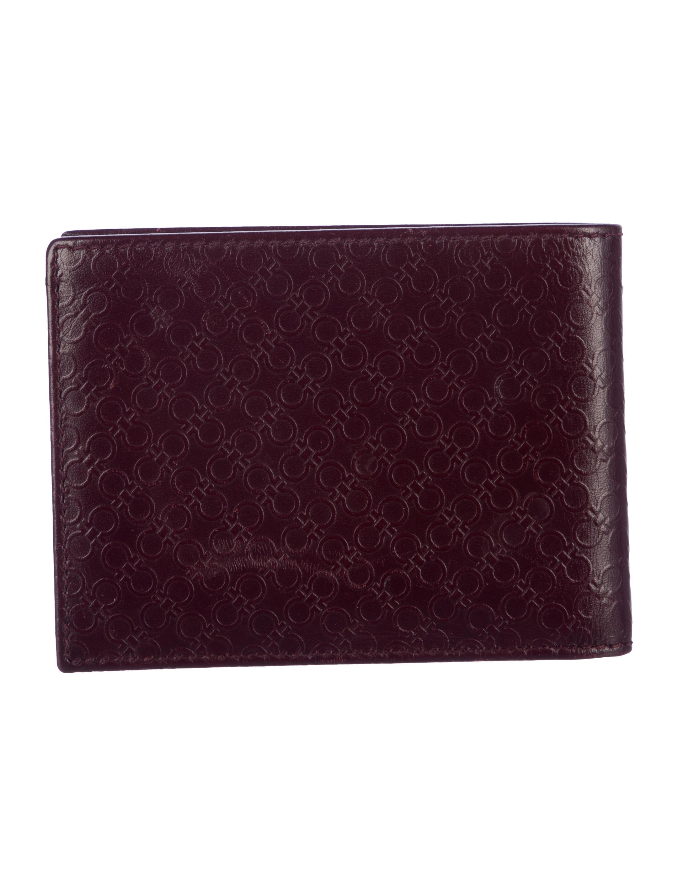 Salvatore Ferragamo Leather Printed Bifold Wallet