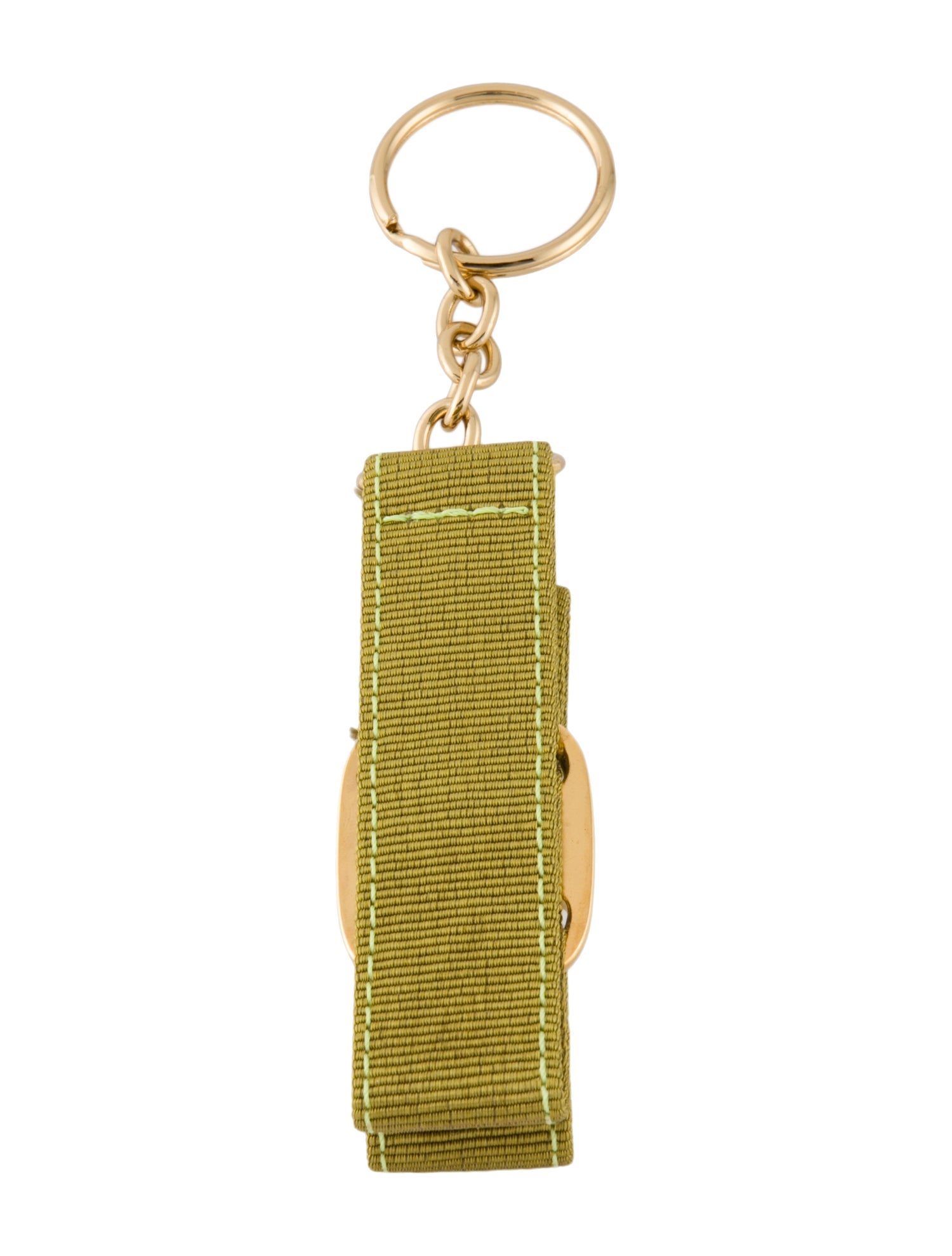 Salvatore Ferragamo Bow Accent Gold Hardware Keychain