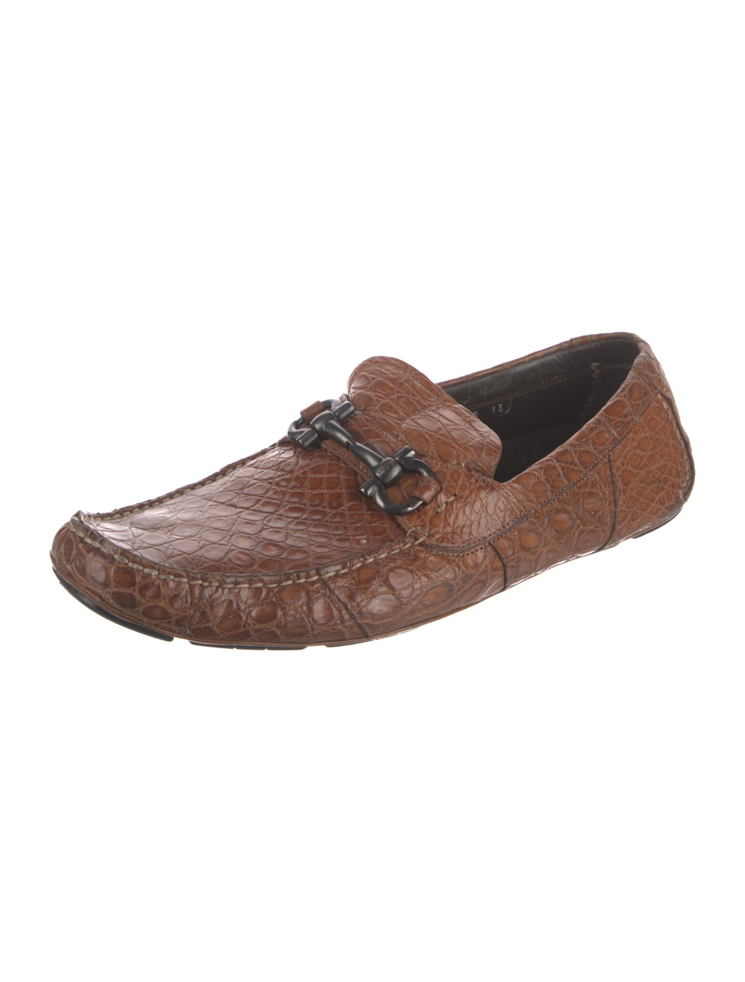 Salvatore Ferragamo Leather Drivers