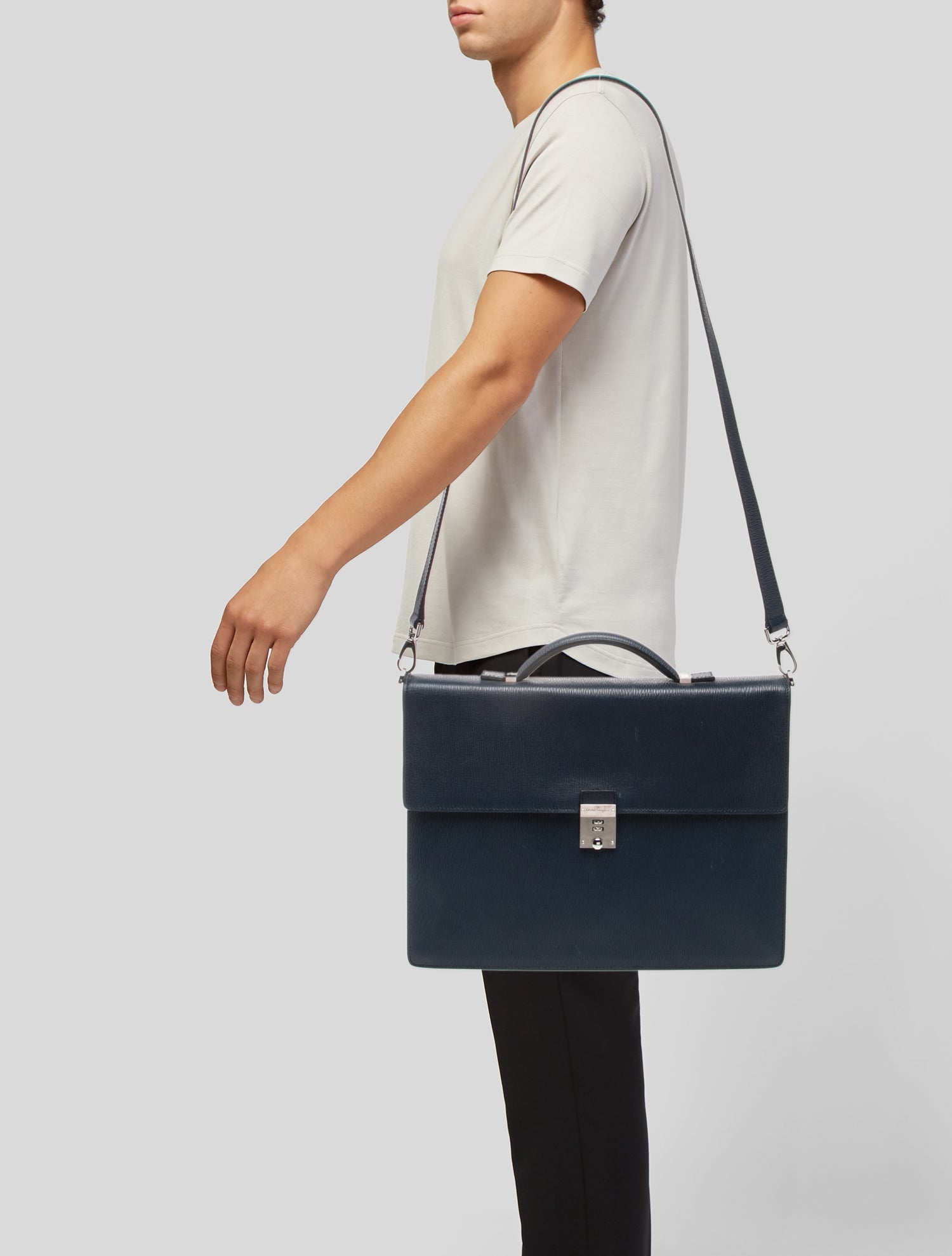Salvatore Ferragamo Leather Briefcase