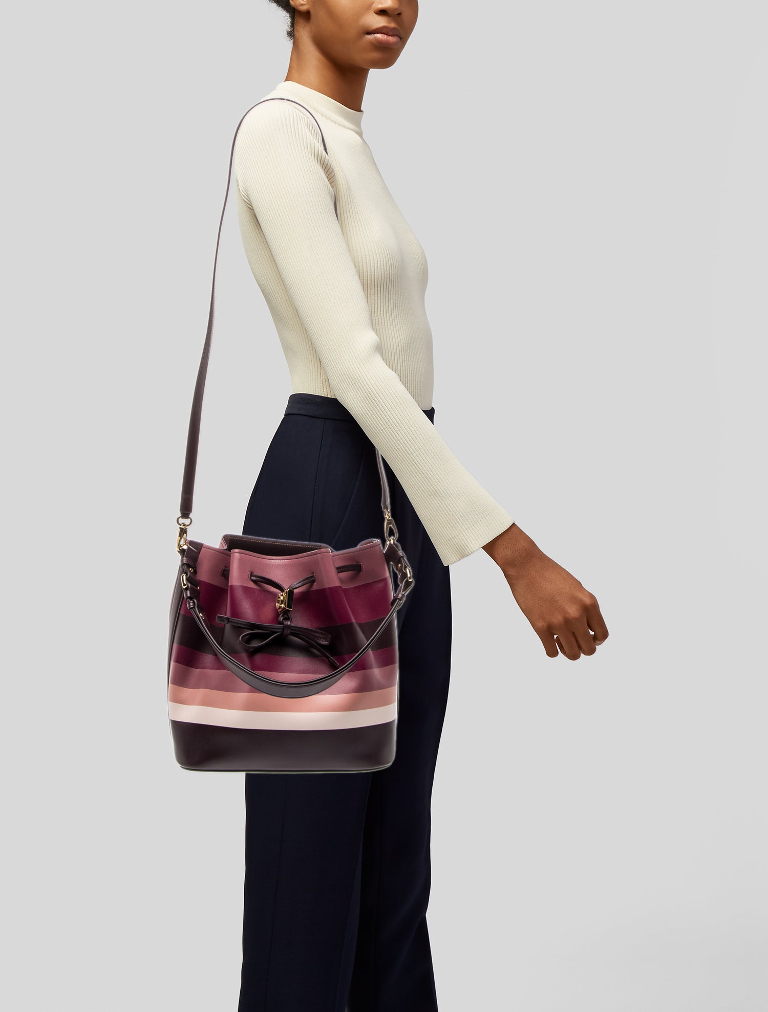 Burberry London House Check Espadrille Bucket Bag - Neutrals