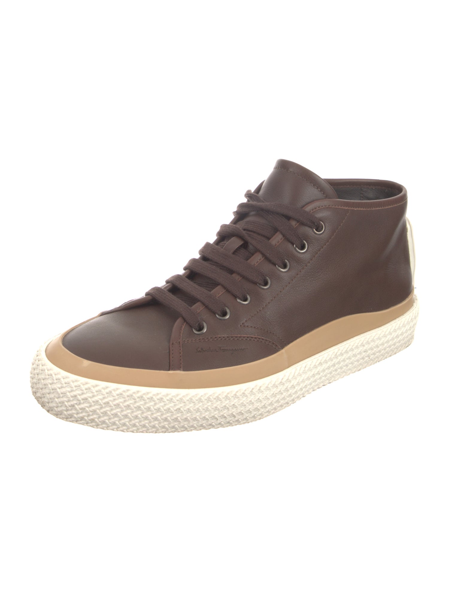 Salvatore Ferragamo Leather Sneakers